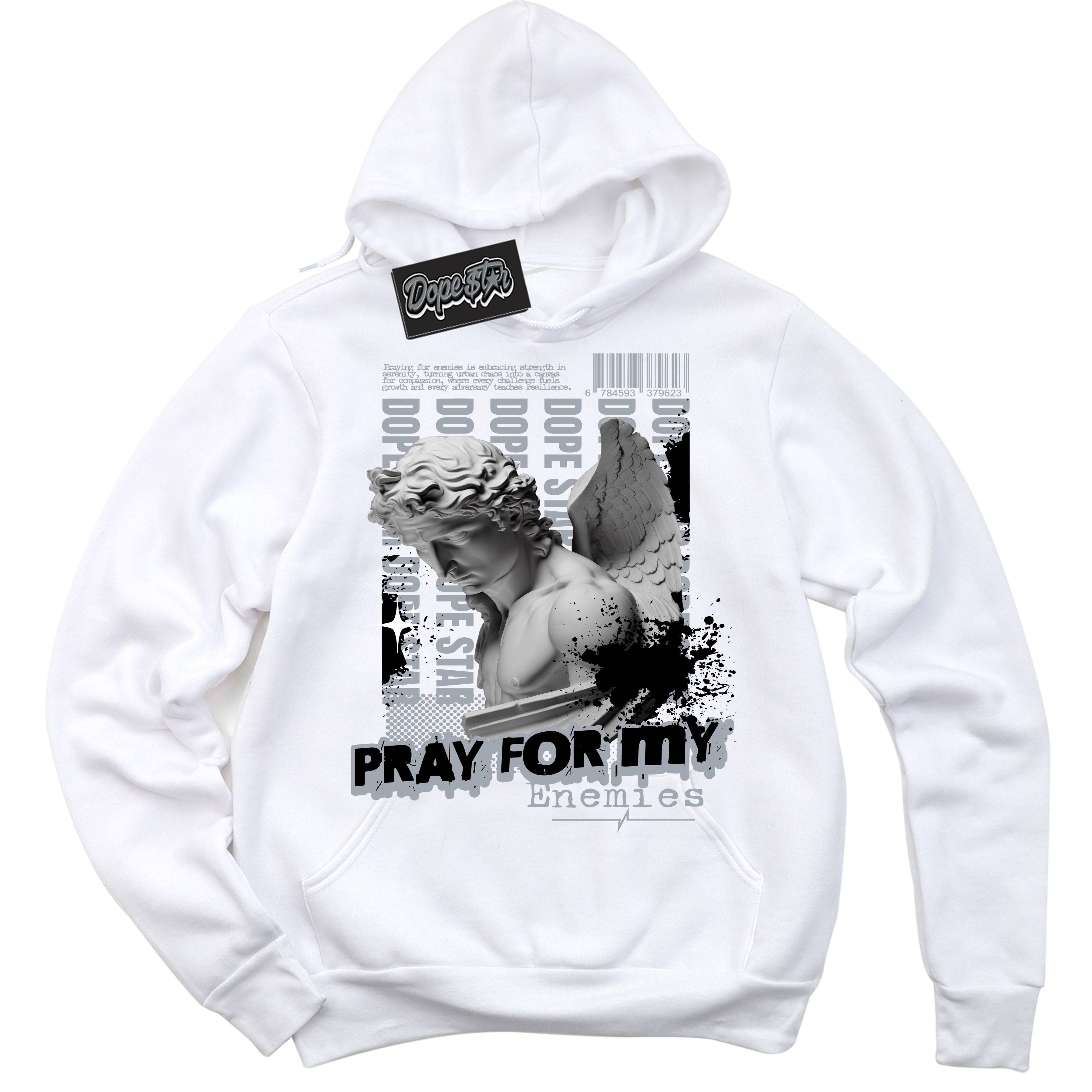 The KAWS X Sky High Farm DopeStar Hoodie Pray Enemies Graphic