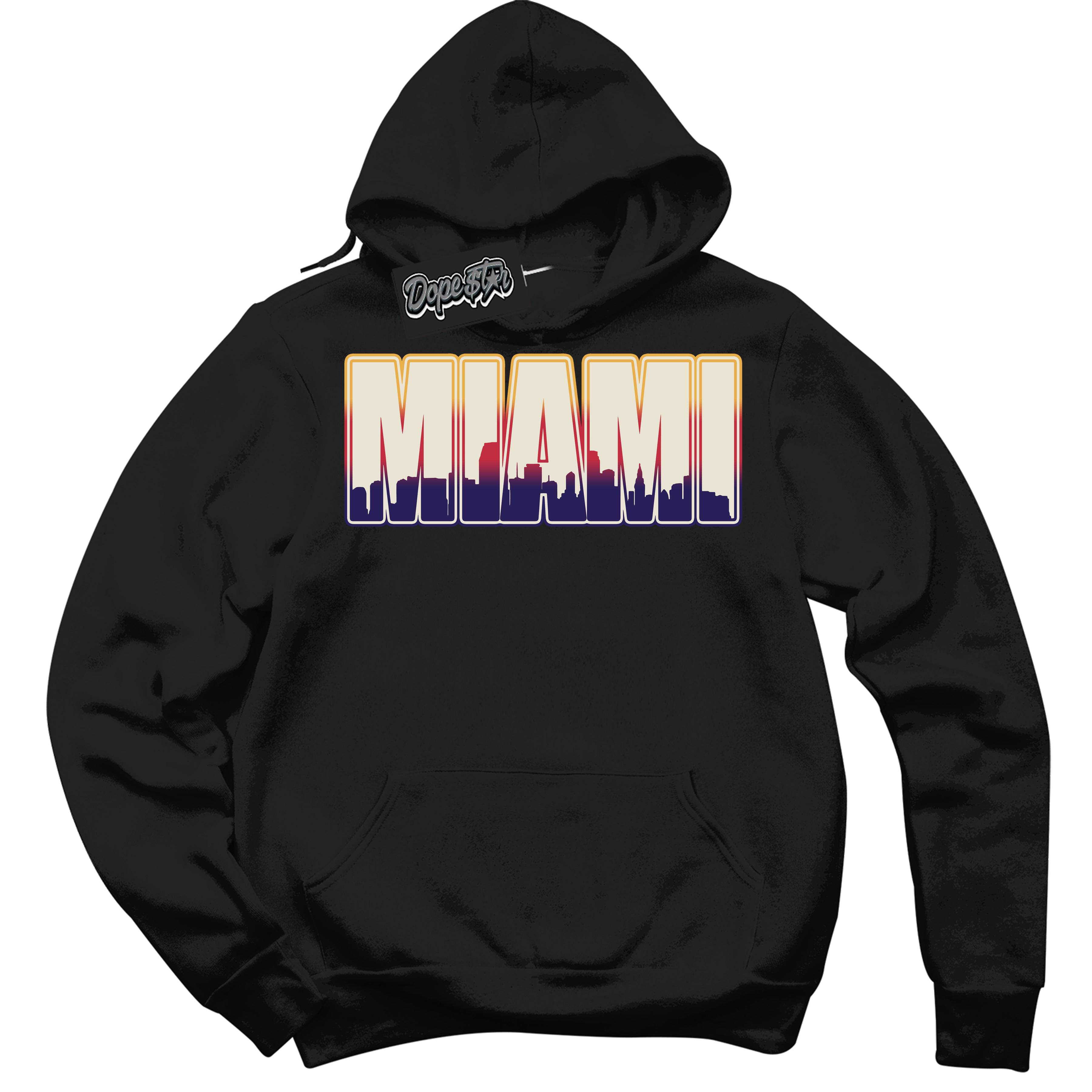 J Balvin Sunset 3s DopeStar Hoodie Miami Graphic