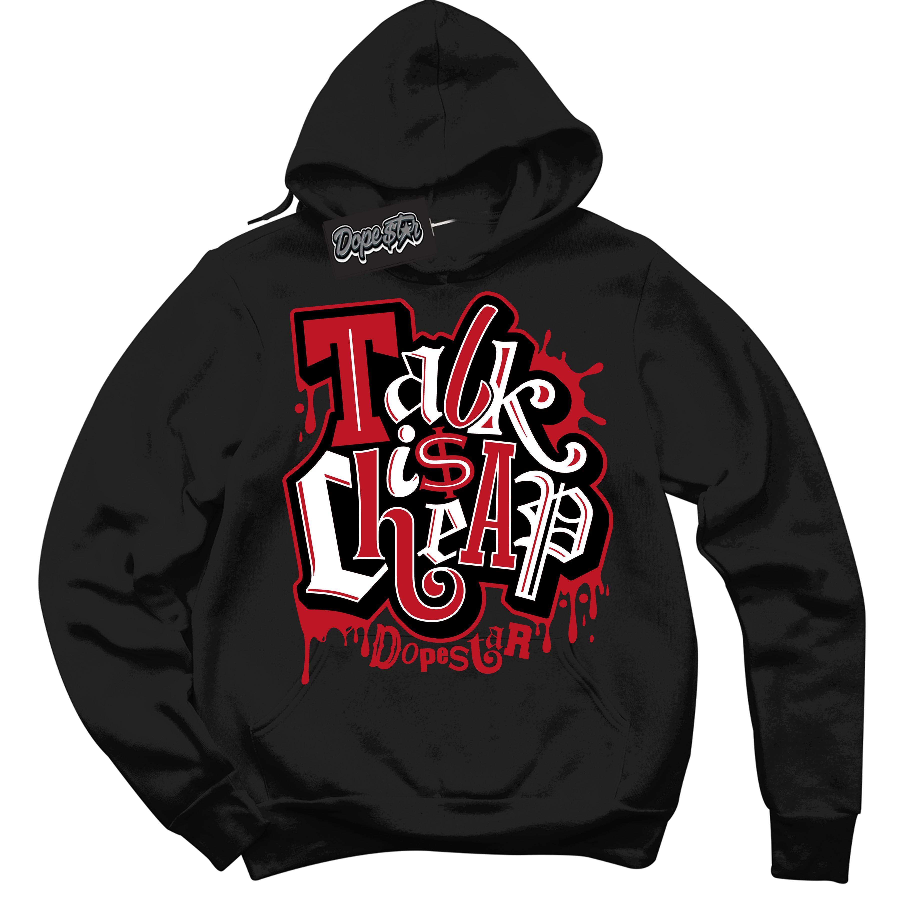 Black Dragon Red Dunk DopeStar Hoodie Talk Is Cheap Graphic