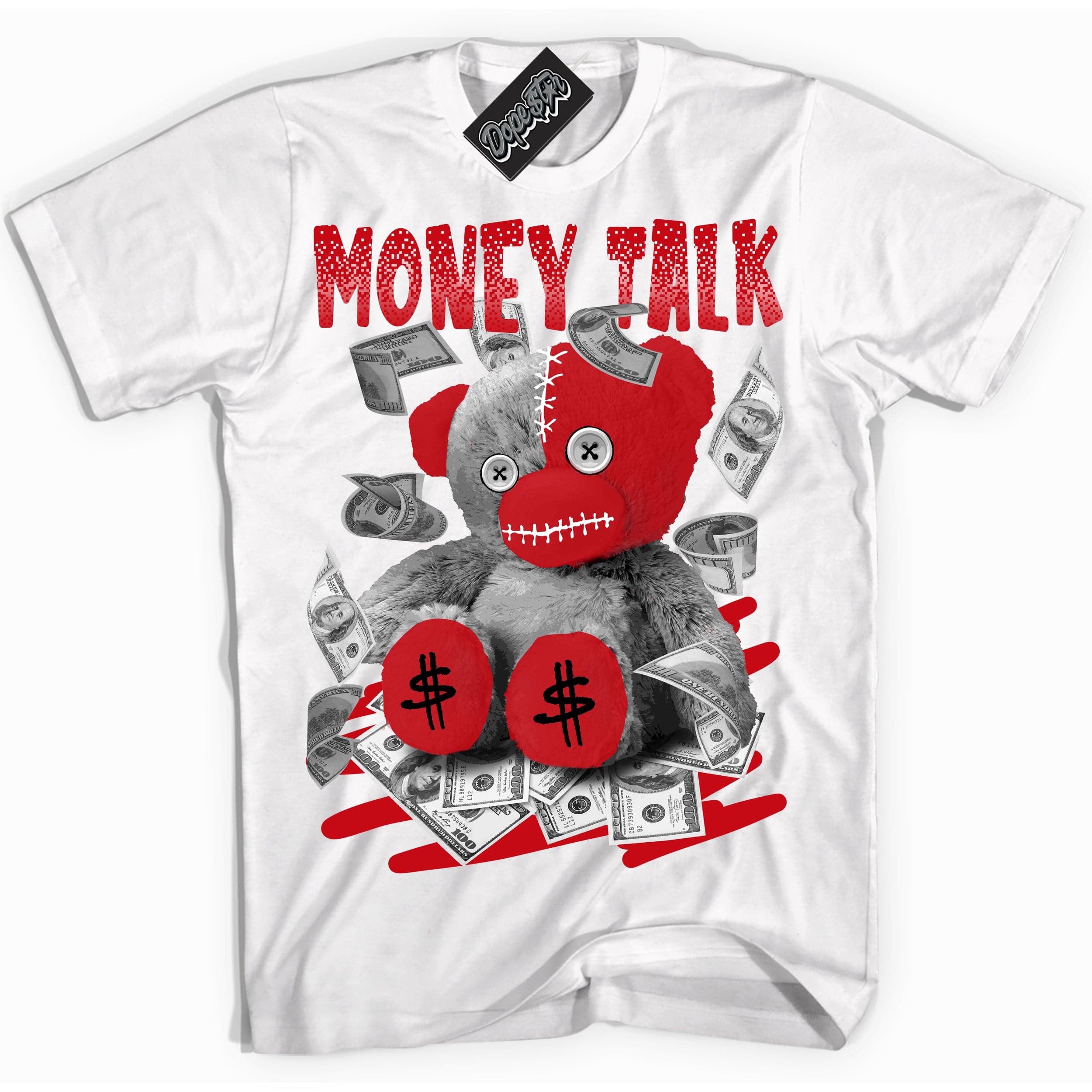 Black Dragon Red Dunk DopeStar Shirt Money Talk Bear Graphic