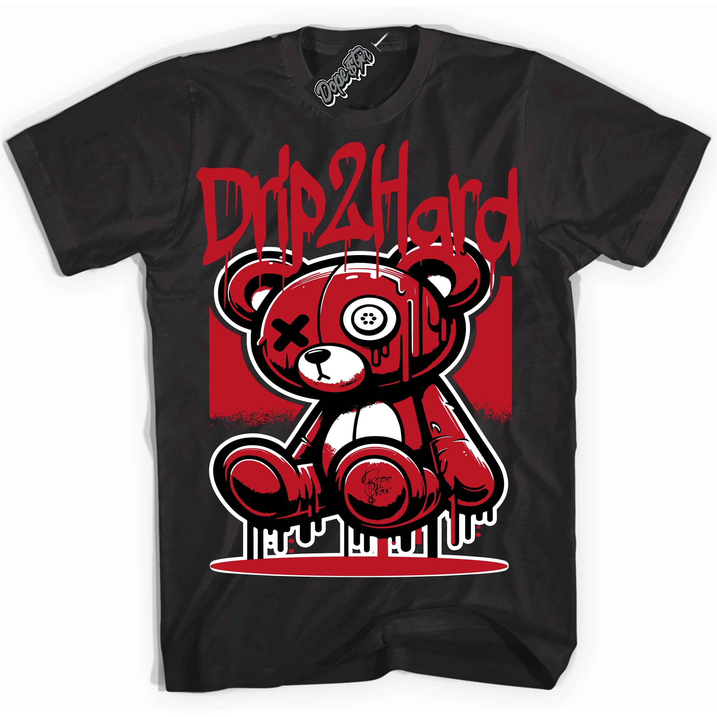 Black Dragon Red Dunk DopeStar Shirt Drip 2 Hard Graphic