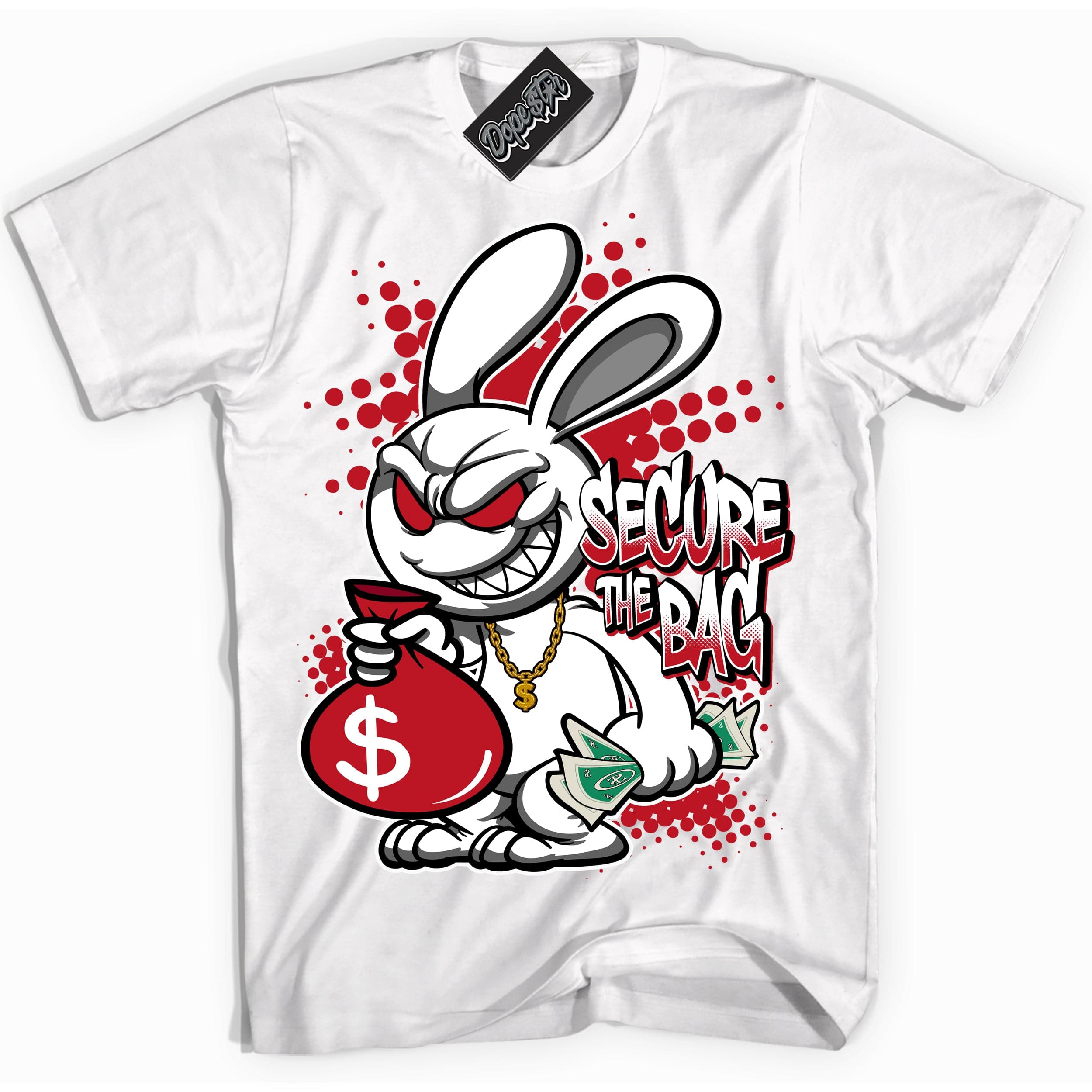 Black Dragon Red Dunk DopeStar Shirt Secure The Bag Graphic