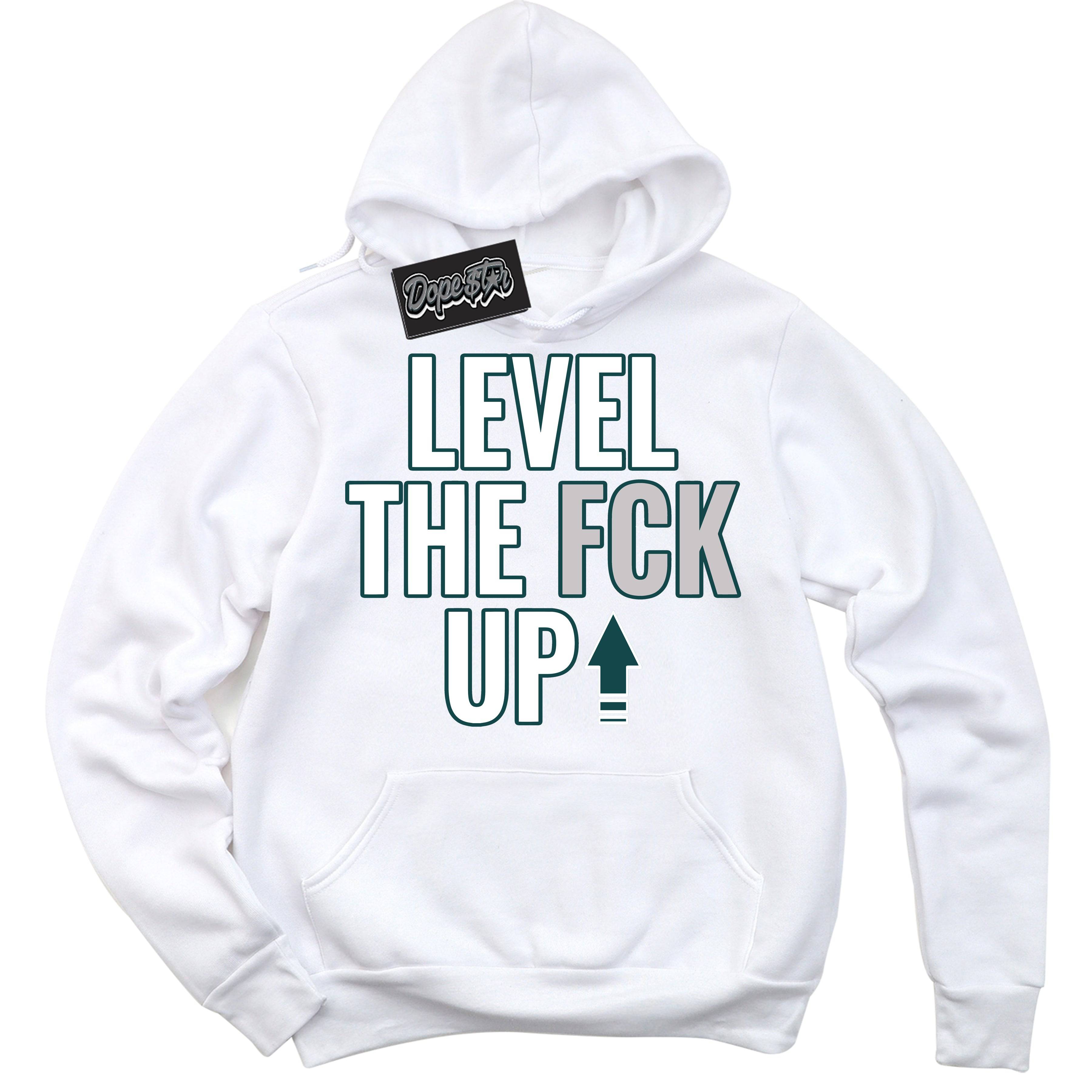 Oxidized Green 4s DopeStar Sneaker Hoodie Level The Fck Up Graphic