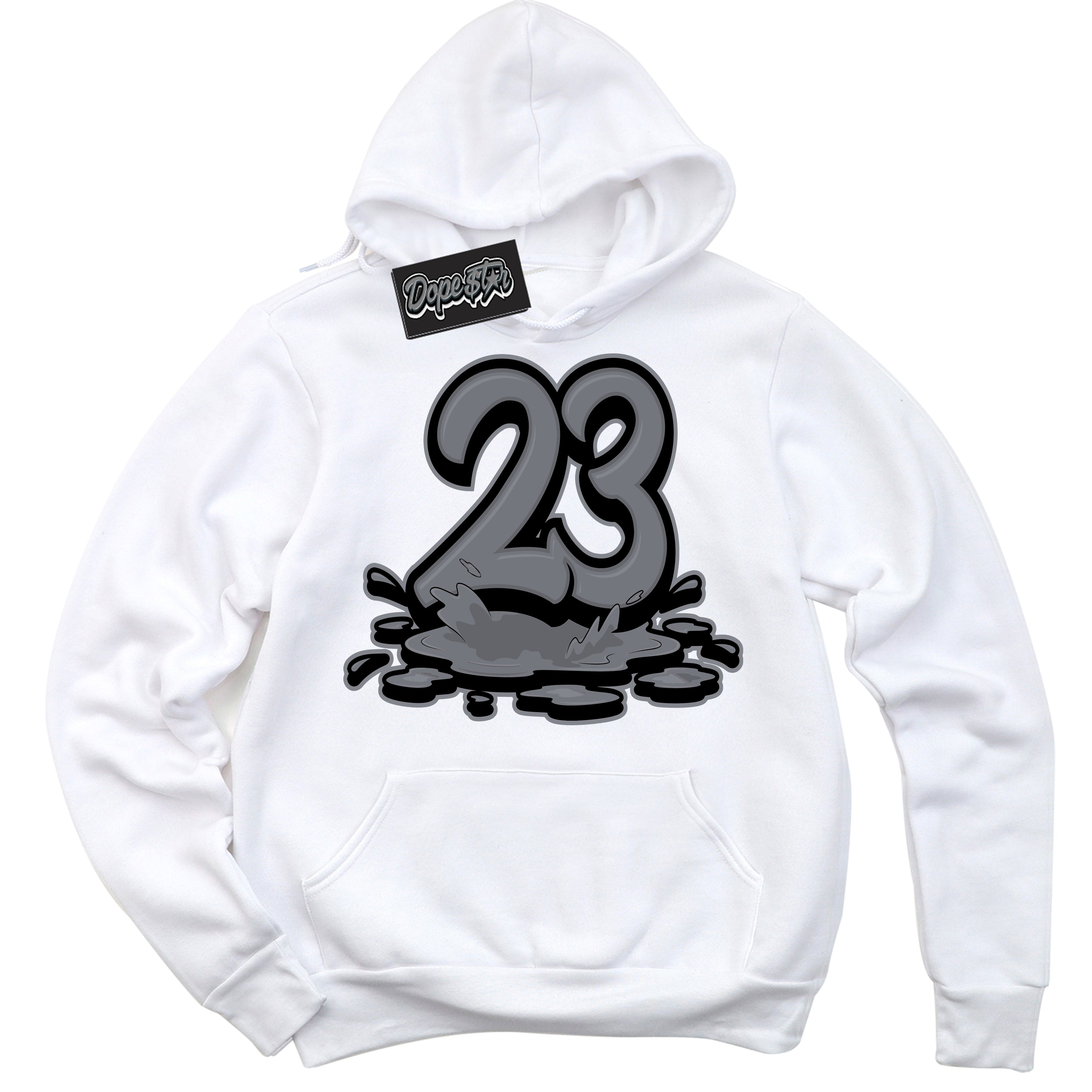 AJ12 Retro Barons ‘23 Melting – White Streetwear Hoodie | Sneaker Matching sweatshirt for AJ12 Retro Barons | Graphic Hoodie for Men & Women Streetwear by Sneaker Shirts Outlet.