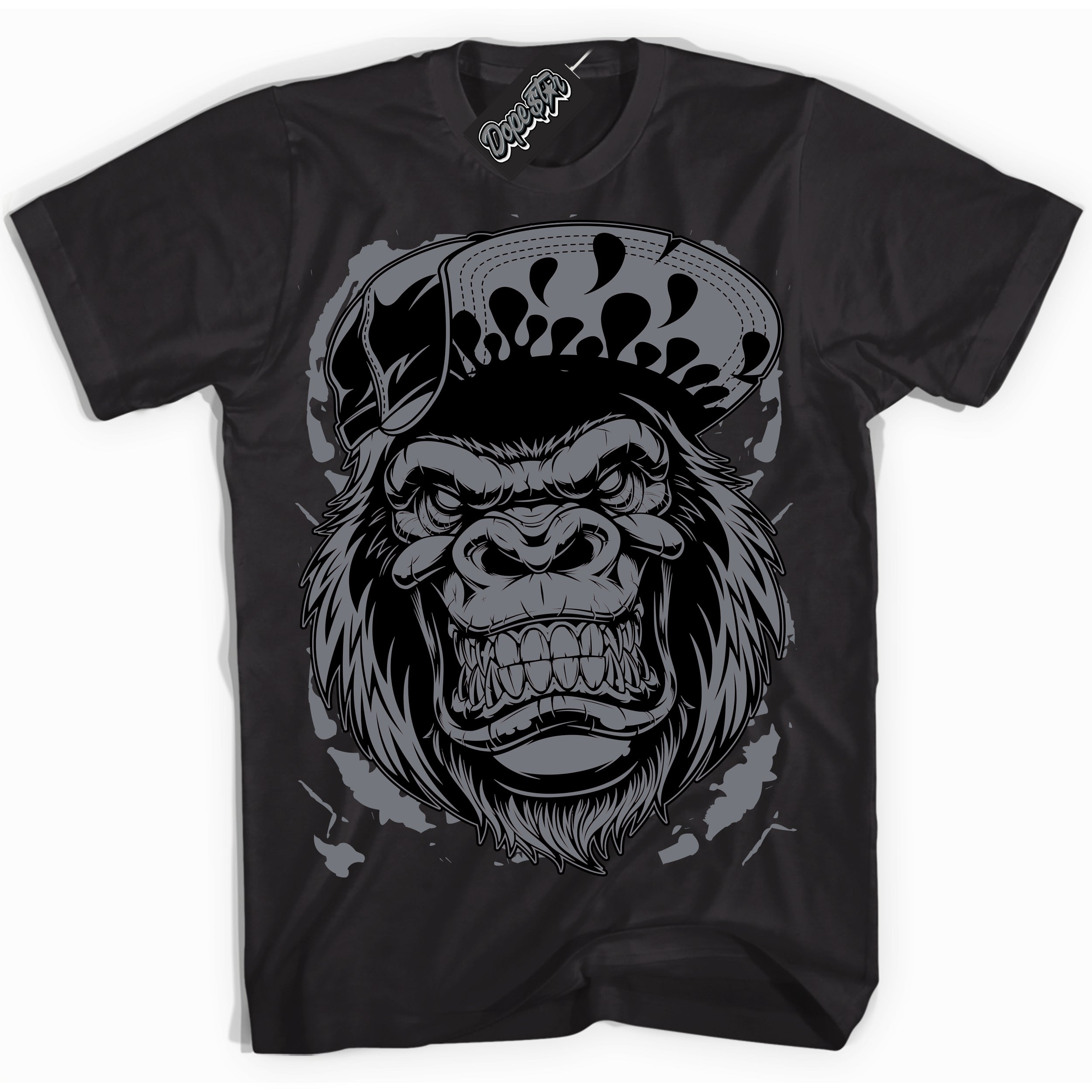 AJ12 Retro Barons ‘Gorilla Beast – Black Streetwear T-Shirt | Sneaker Matching shirt for AJ12 Retro Barons | Graphic Tee for Men & Women Streetwear by Sneaker Shirts Outlet.