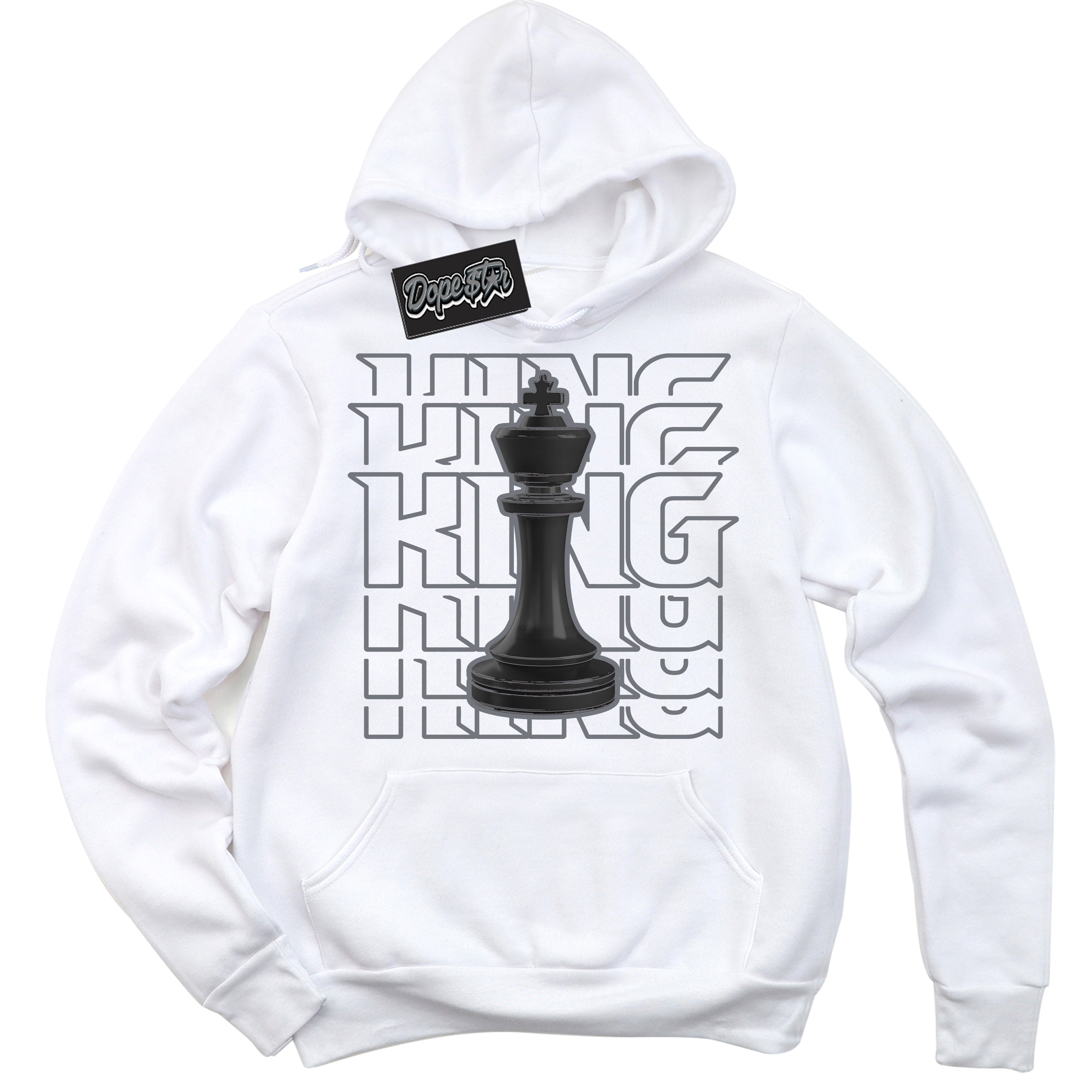 AJ12 Retro Barons ‘King Chess – White Streetwear Hoodie | Sneaker Matching sweatshirt for AJ12 Retro Barons | Graphic Hoodie for Men & Women Streetwear by Sneaker Shirts Outlet.