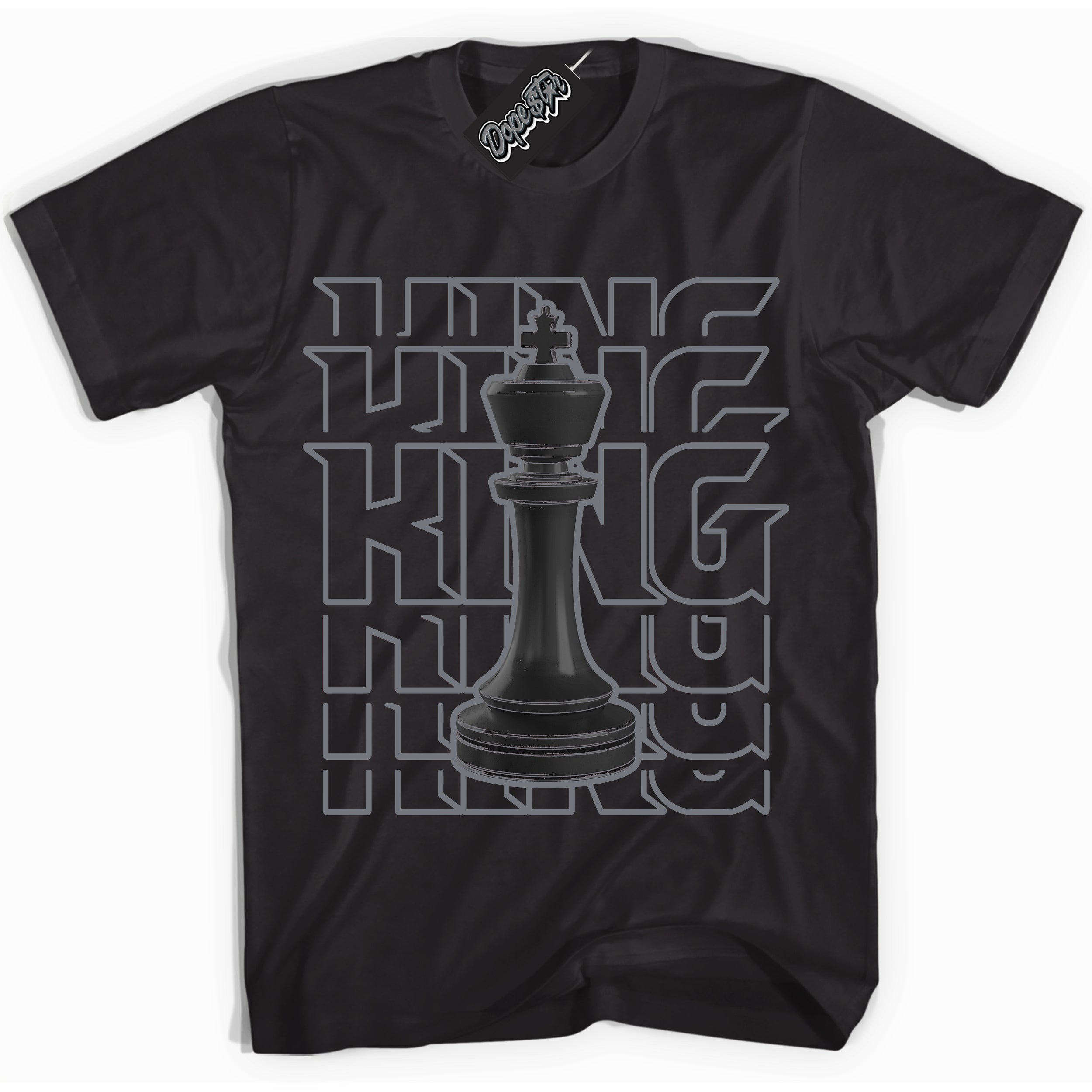 AJ12 Retro Barons ‘King Chess – Black Streetwear T-Shirt | Sneaker Matching shirt for AJ12 Retro Barons | Graphic Tee for Men & Women Streetwear by Sneaker Shirts Outlet.