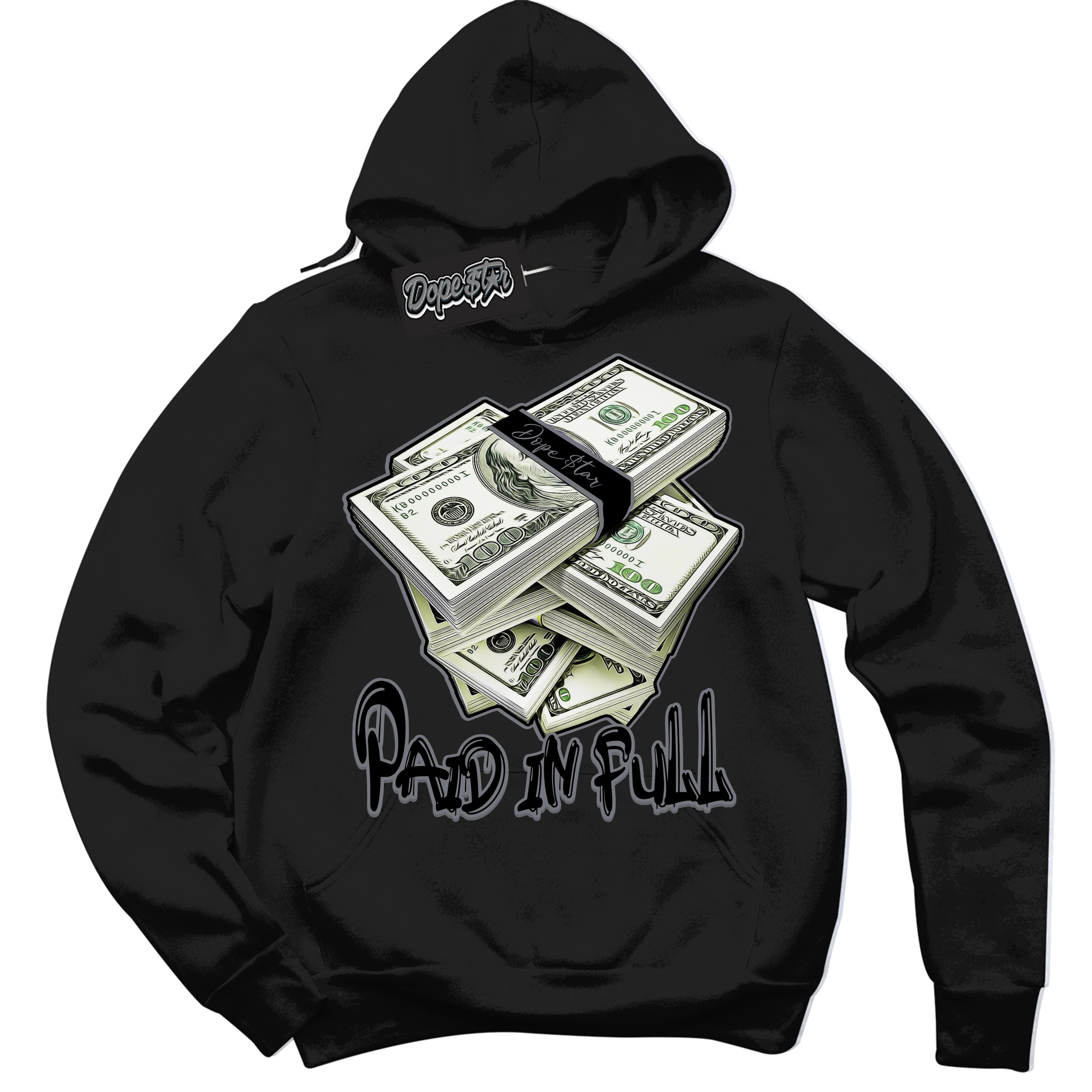 AJ12 Retro Barons ‘Paid In Full – Black Streetwear Hoodie | Sneaker Matching sweatshirt for AJ12 Retro Barons | Graphic Hoodie for Men & Women Streetwear by Sneaker Shirts Outlet.