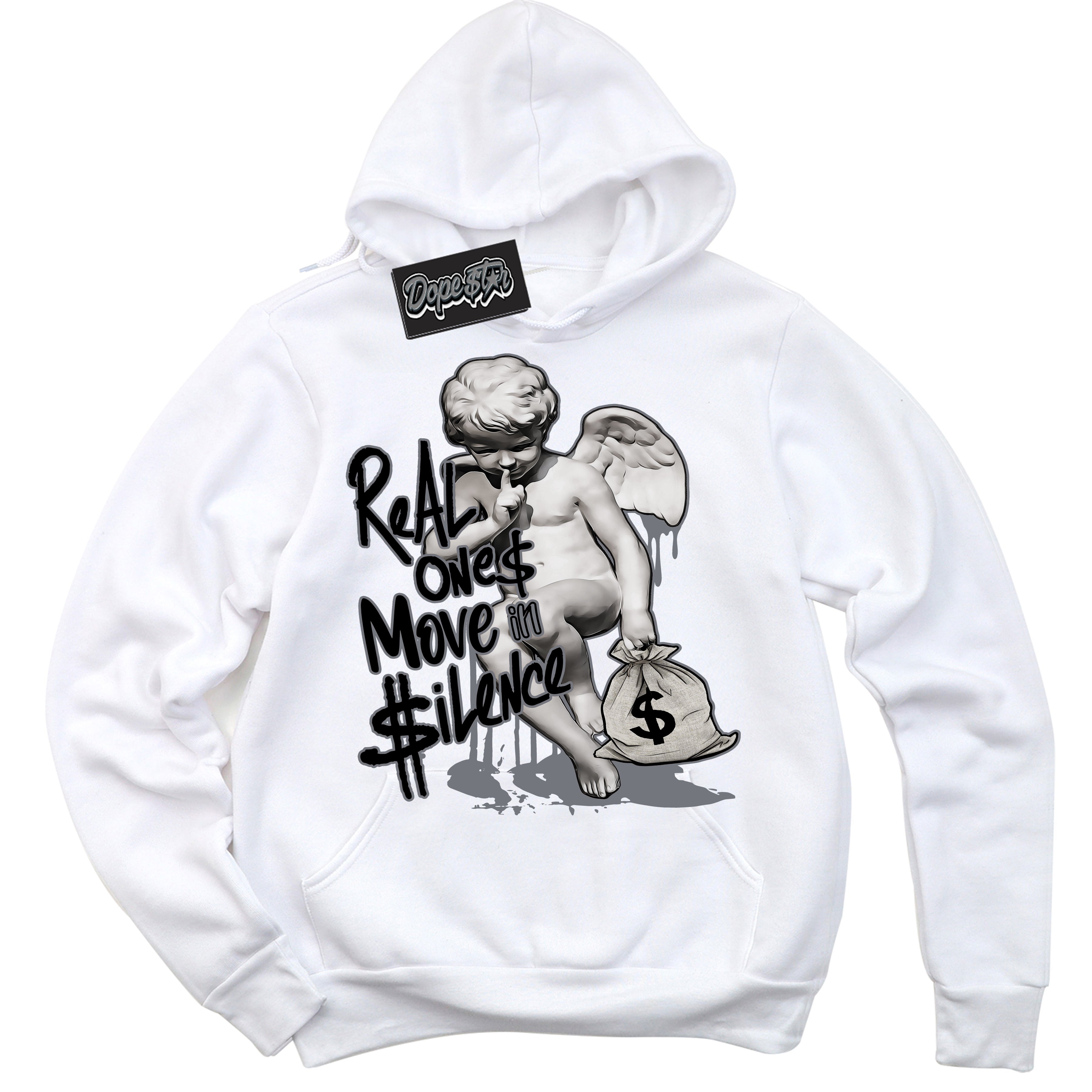 AJ12 Retro Barons ‘Real Ones Cherub – White Streetwear Hoodie | Sneaker Matching sweatshirt for AJ12 Retro Barons | Graphic Hoodie for Men & Women Streetwear by Sneaker Shirts Outlet.