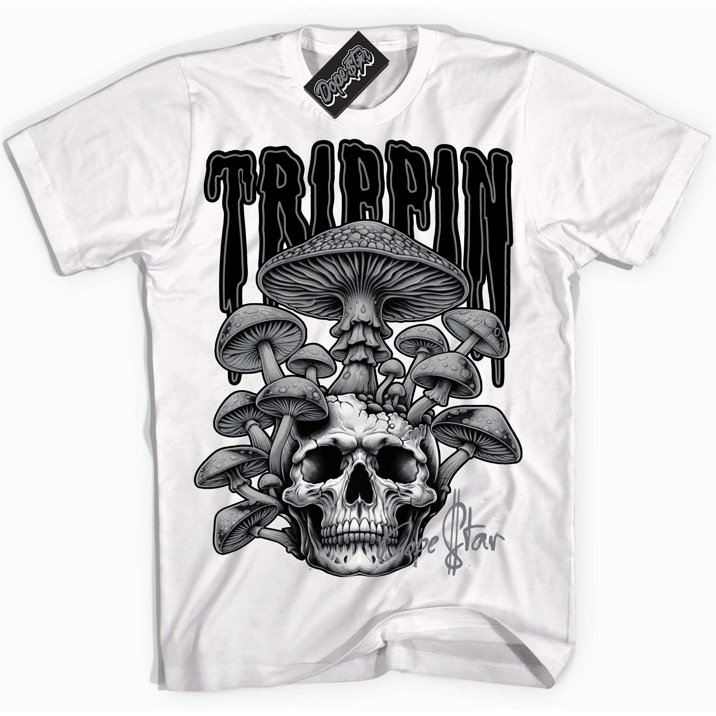 AJ12 Retro Barons ‘Trippin – White Streetwear T-Shirt | Sneaker Matching shirt for AJ12 Retro Barons | Graphic Tee for Men & Women Streetwear by Sneaker Shirts Outlet.