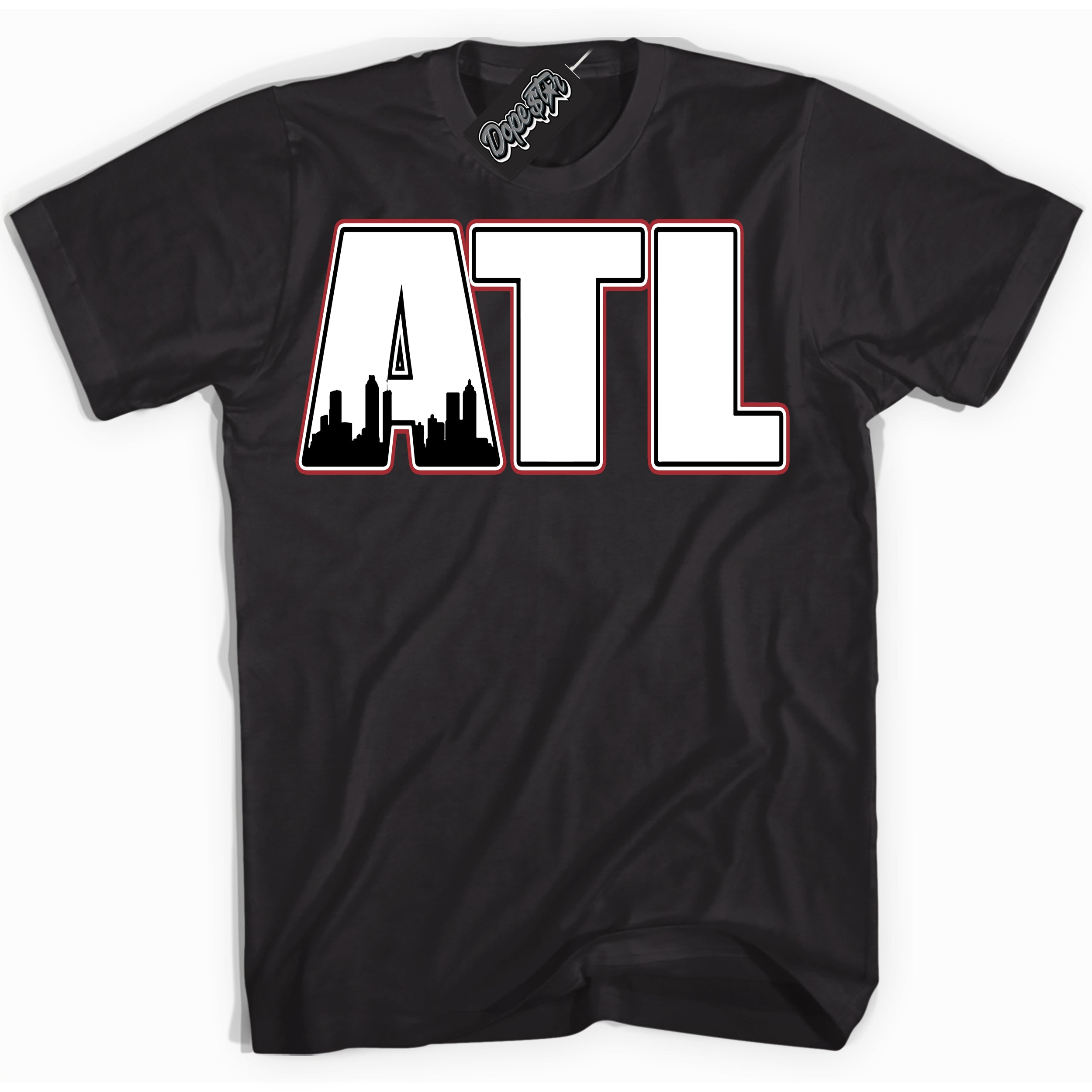 Cool Black Shirt with “ Atlanta” design that perfectly matches Taxi Flip 12s Sneakers.