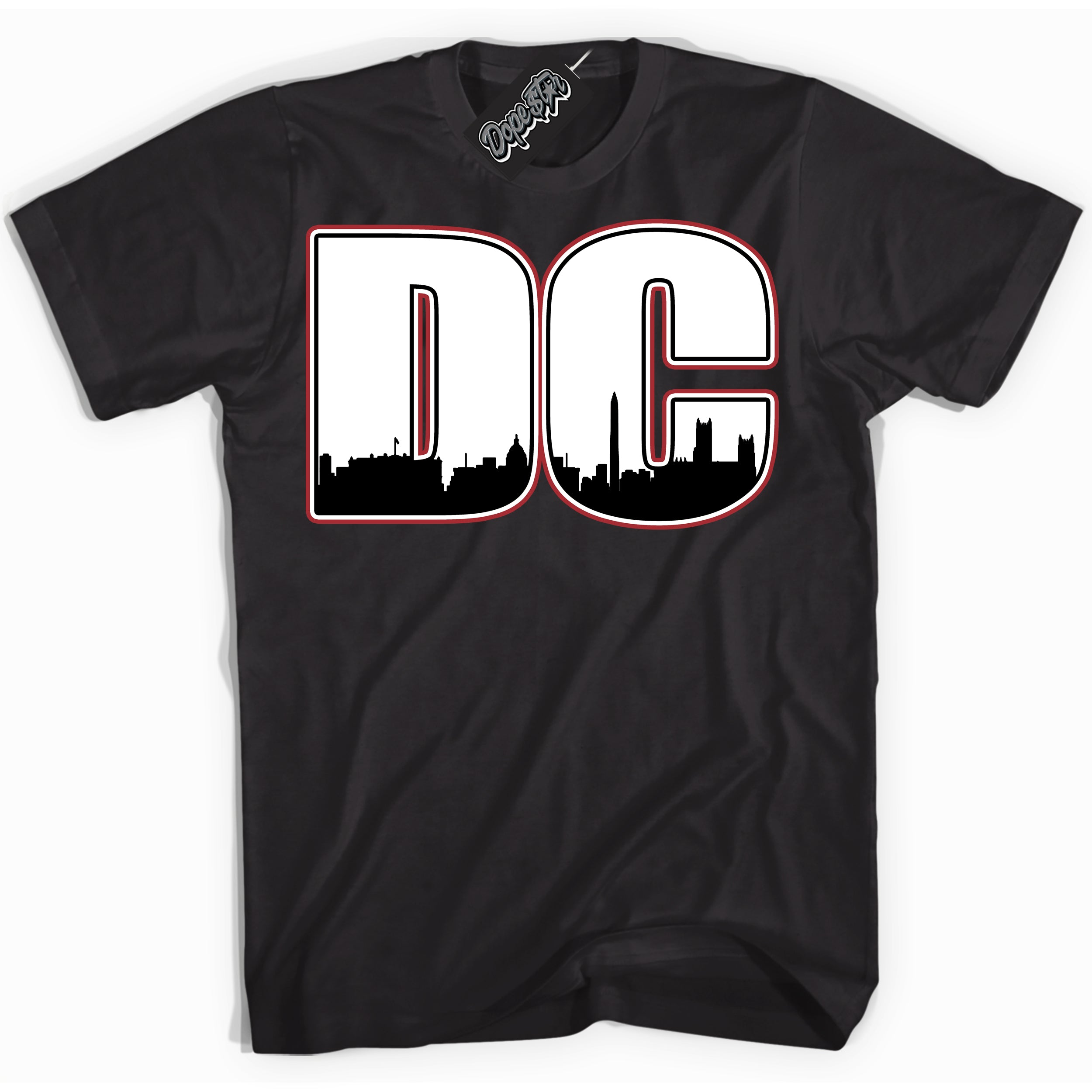 Cool Black Shirt with “ DC” design that perfectly matches Taxi Flip 12s Sneakers.