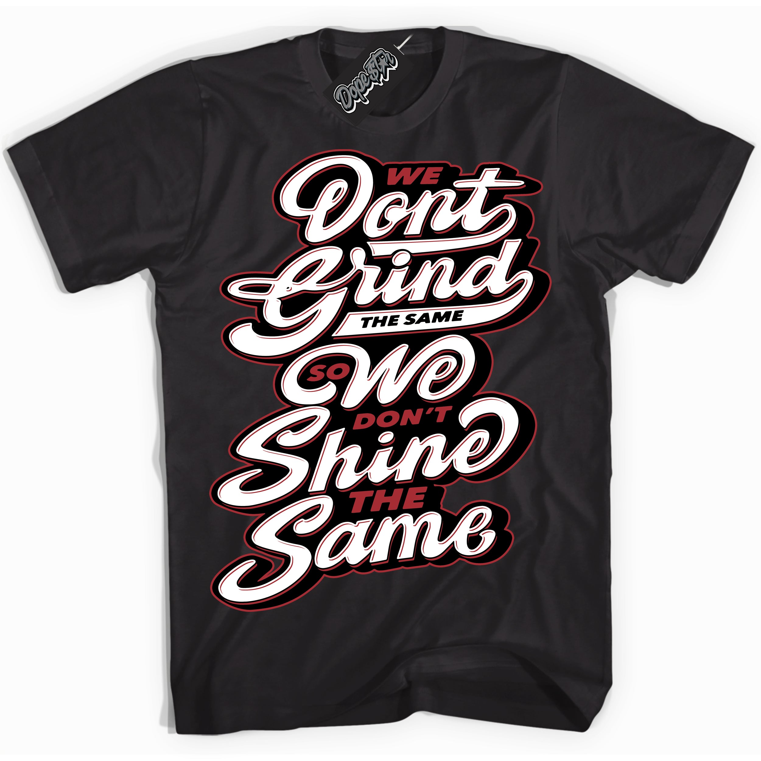 Cool Black Shirt with “ Grind Shine” design that perfectly matches Taxi Flip 12s Sneakers.