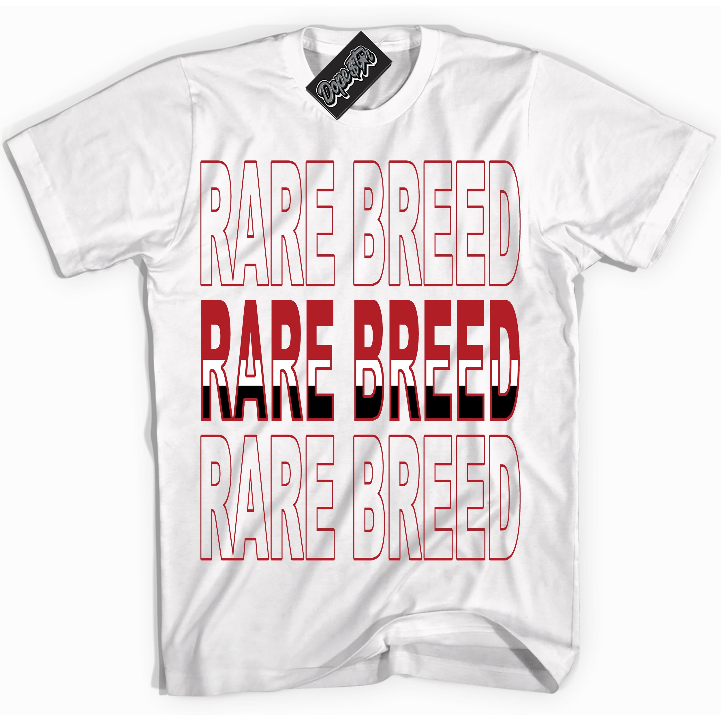 Cool White Shirt with “ Rare Breed” design that perfectly matches Taxi Flip 12s Sneakers.