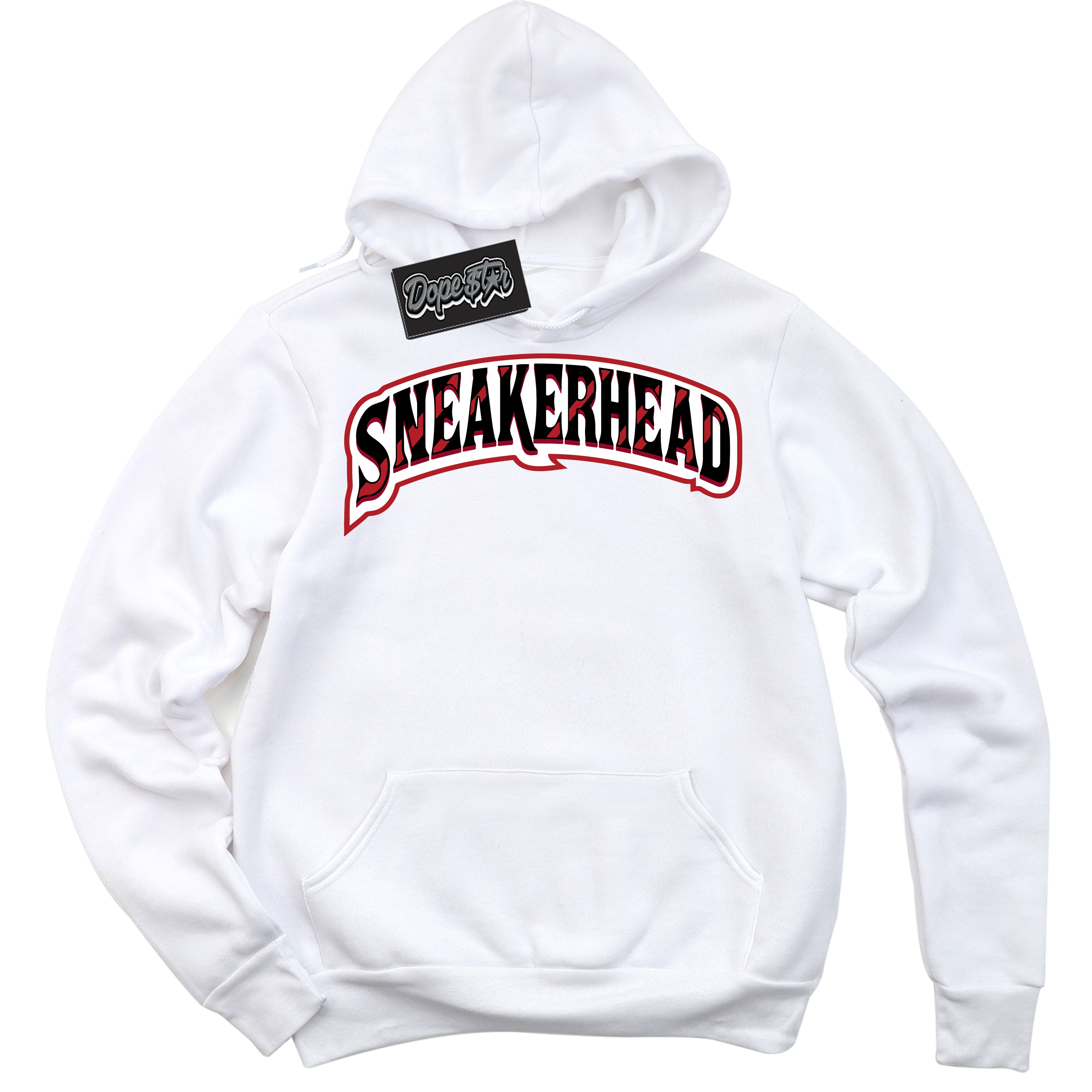 Cool White Hoodie with “ Sneakerhead ”  design that Perfectly Matches Taxi Flip 12s Sneakers.