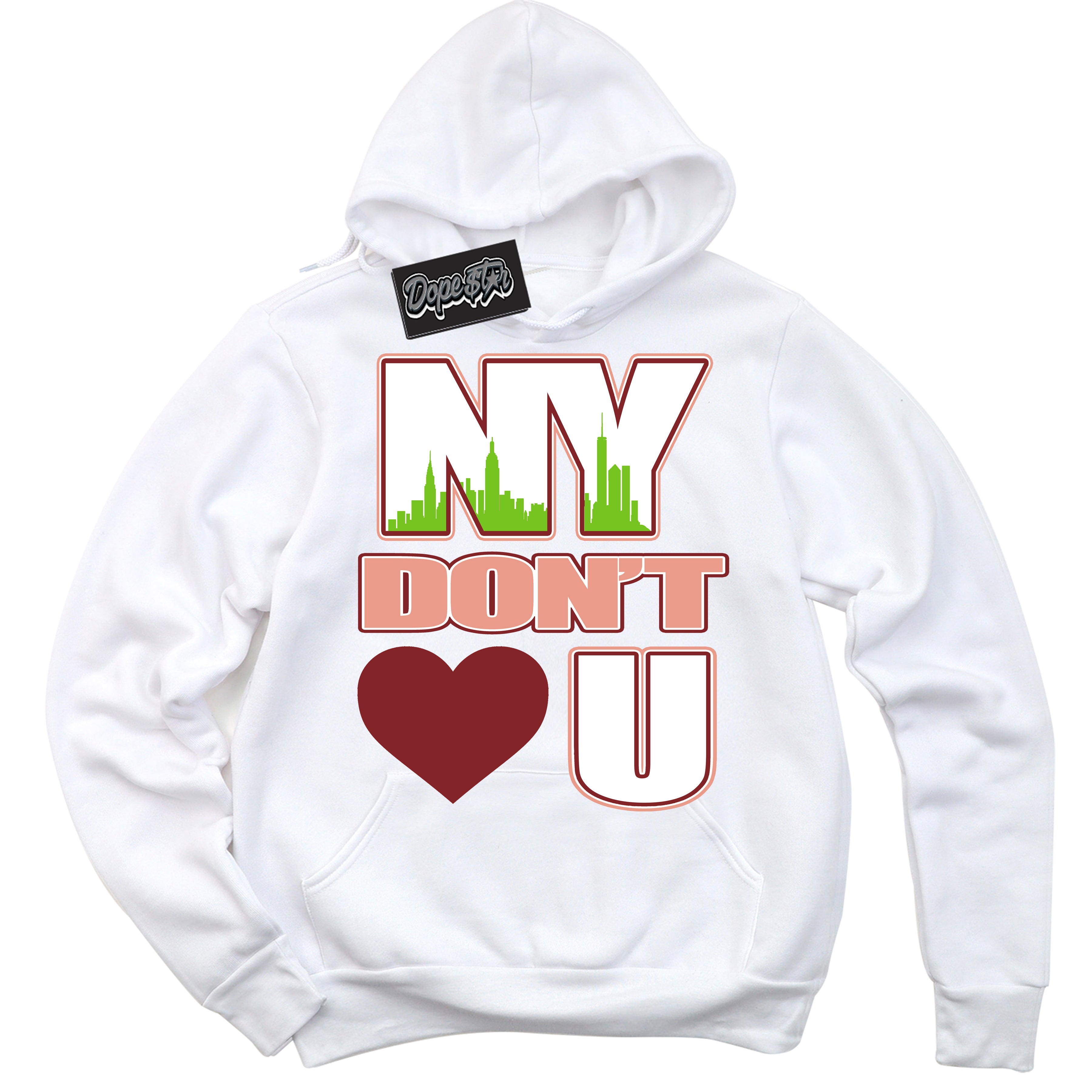 Dune Red 13s Sneaker Hoodie NY Don't Love You Graphic