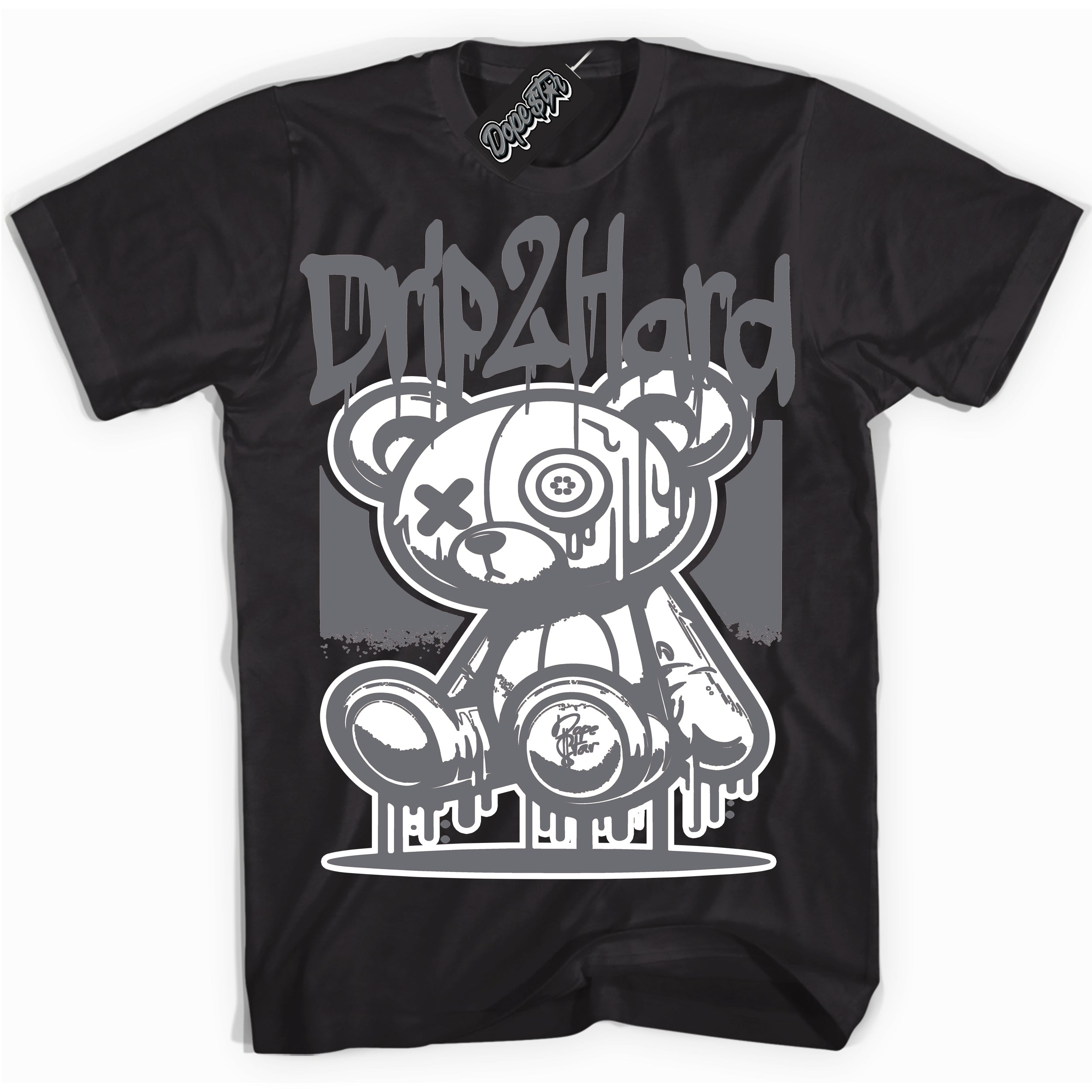 Cool Black graphic tee with “ Drip 2 Hard ” design, that perfectly matches Stealth 1s