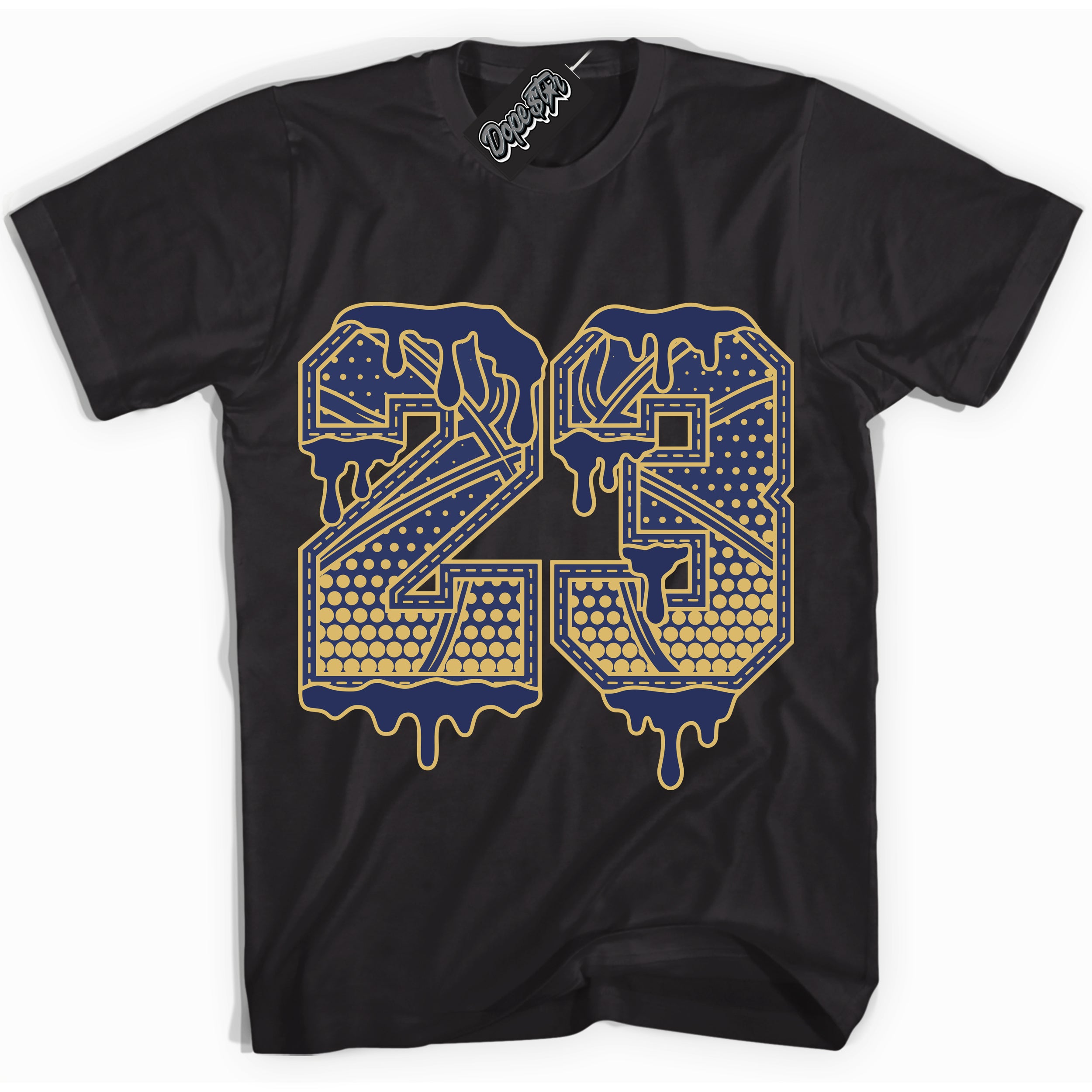 AJ1 Low Method of Make Midnight Navy Metallic Gold ‘23 Ball – Black Streetwear T-Shirt | Sneaker Matching shirt for AJ1 Low Method of Make Midnight Navy Metallic Gold | Graphic Tee for Men & Women Streetwear by Sneaker Shirts Outlet.