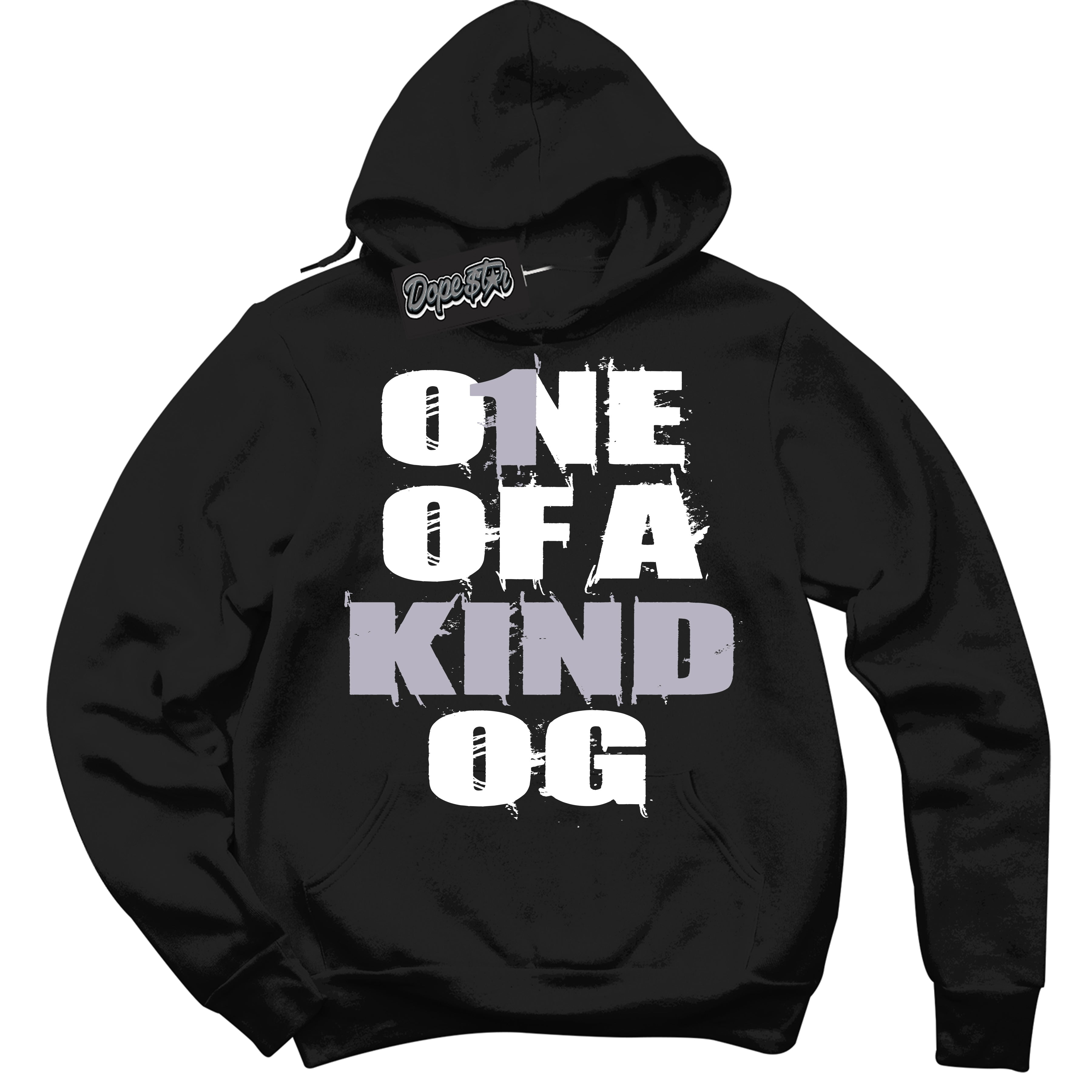 Cool Black Hoodie with “ One Of A Kind ”  design that Perfectly Matches OG Barons 1s Jordans.
