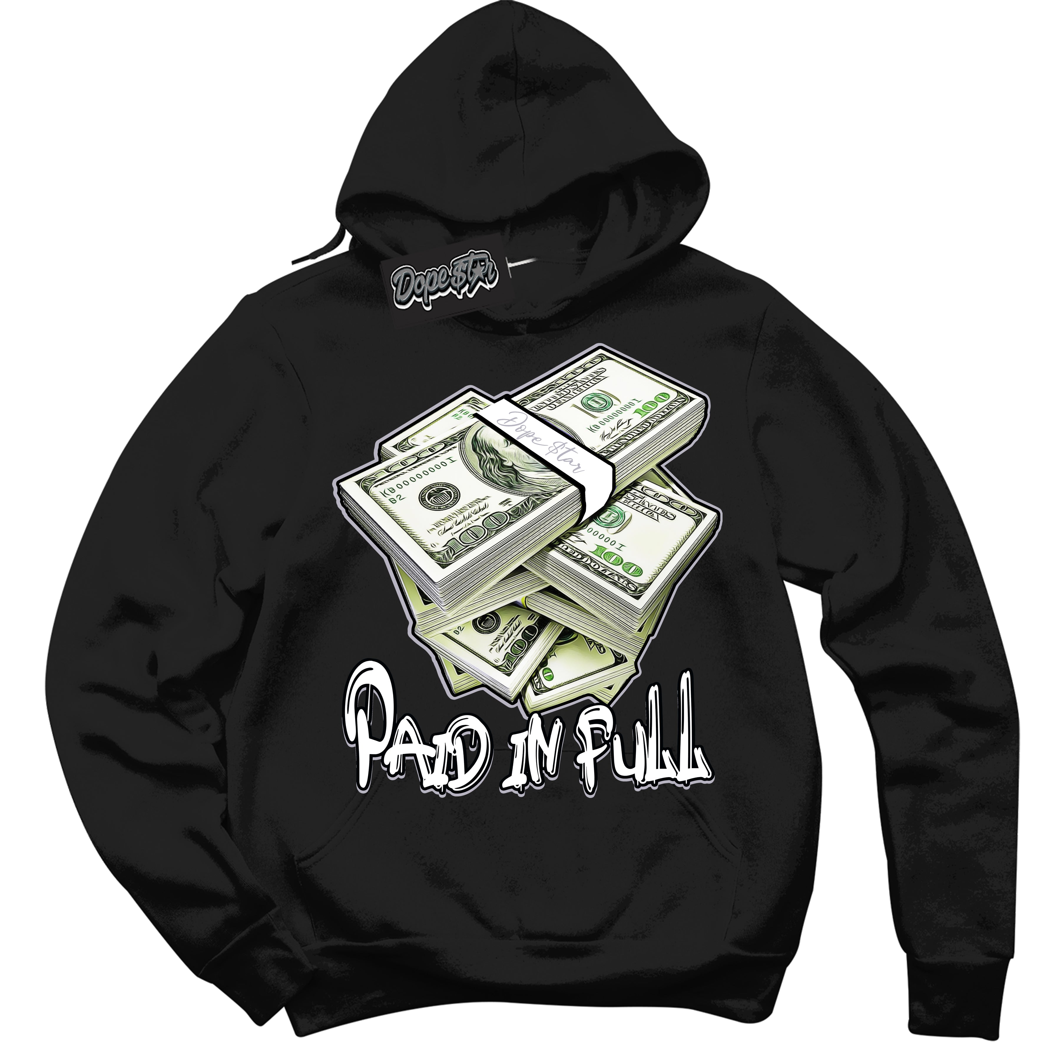 Cool Black Hoodie with “ Paid In Full ”  design that Perfectly Matches OG Barons 1s Jordans.
