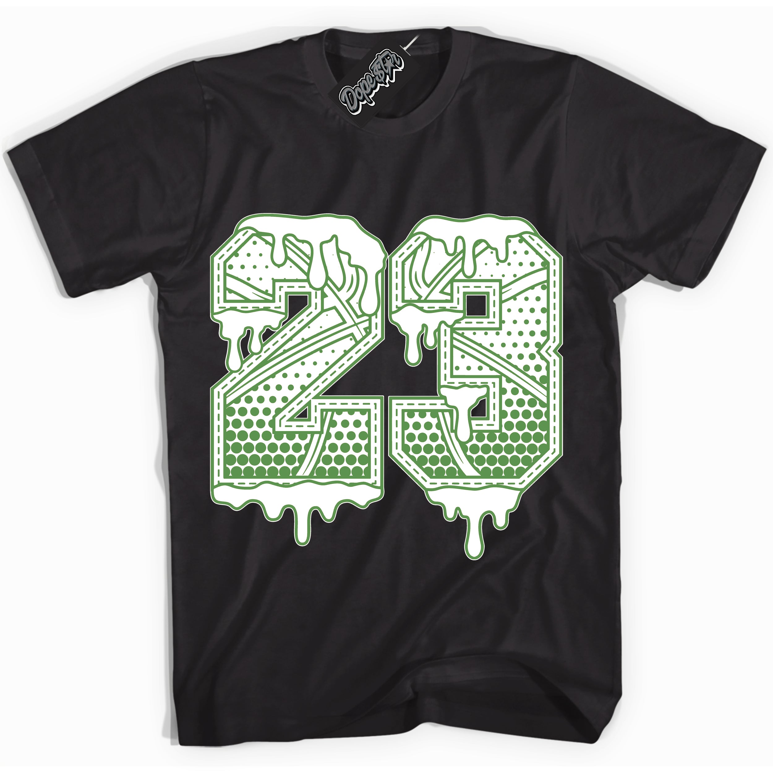 Cool Black Shirt with “ 23 Ball ” design that perfectly matches Chlorophyll 1s Jordans.
