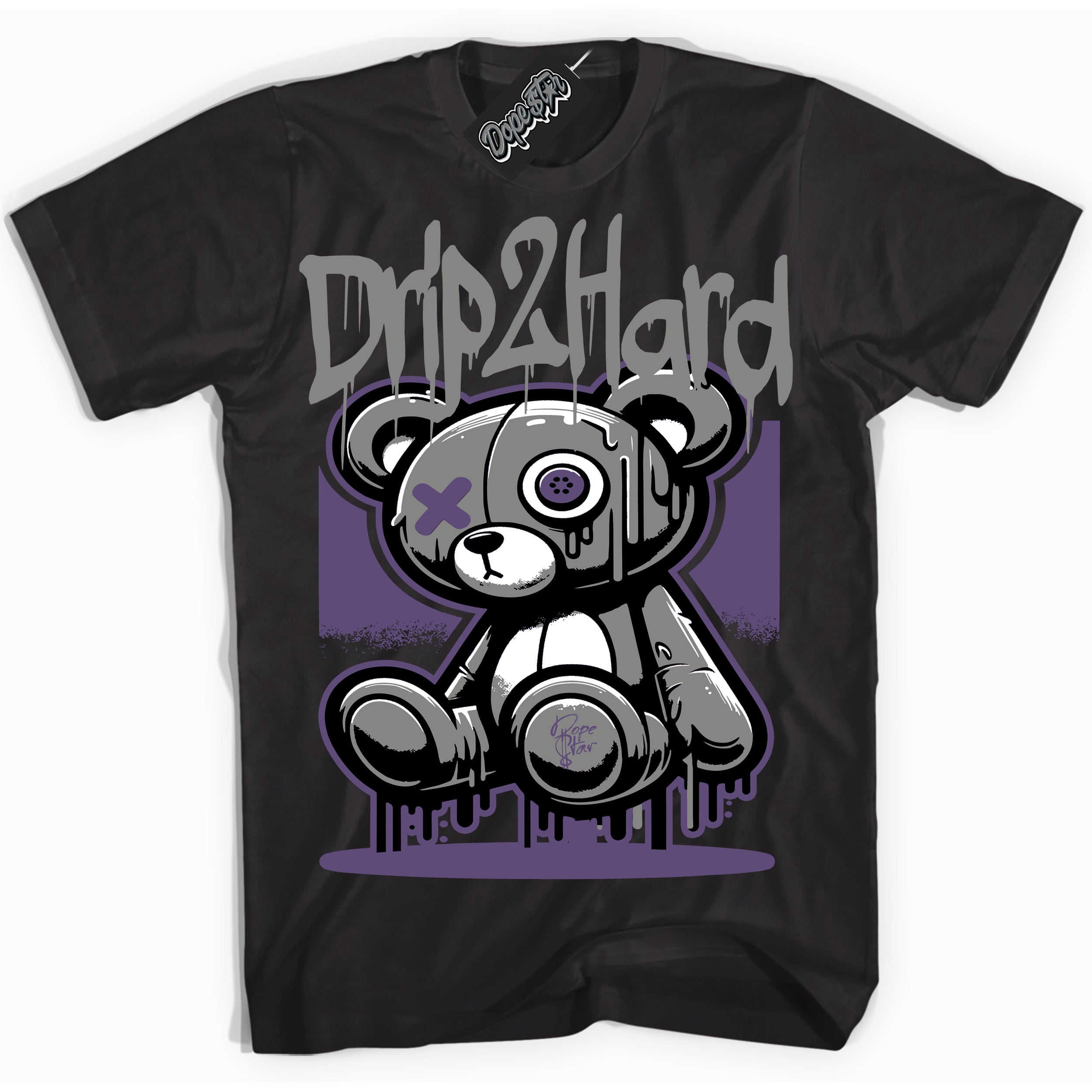 Cool Black Shirt with “ Drip 2 Hard” design that perfectly matches Punk Rock 1s Sneakers.