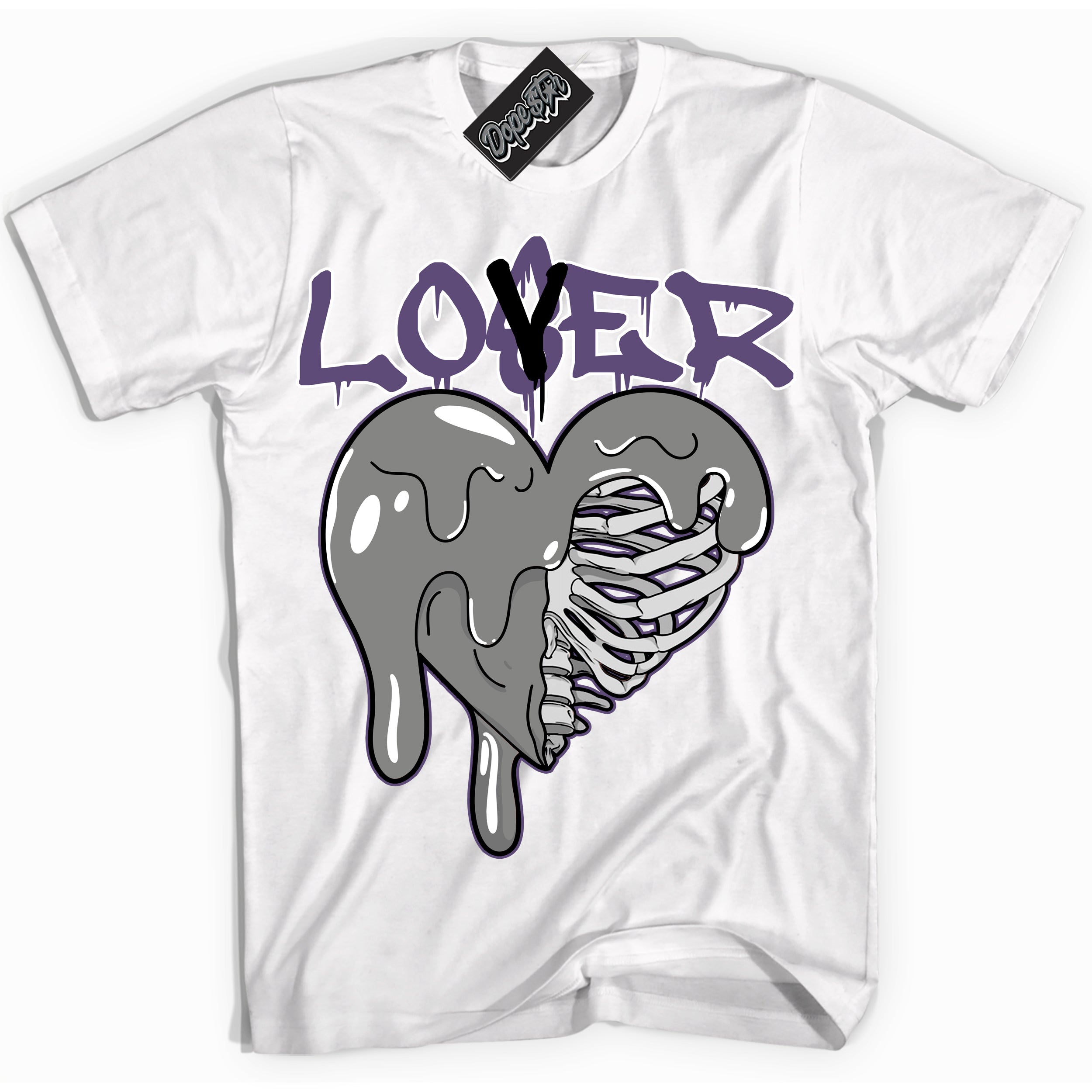 Cool White Shirt with “ Lover Loser” design that perfectly matches Punk Rock 1s Sneakers.