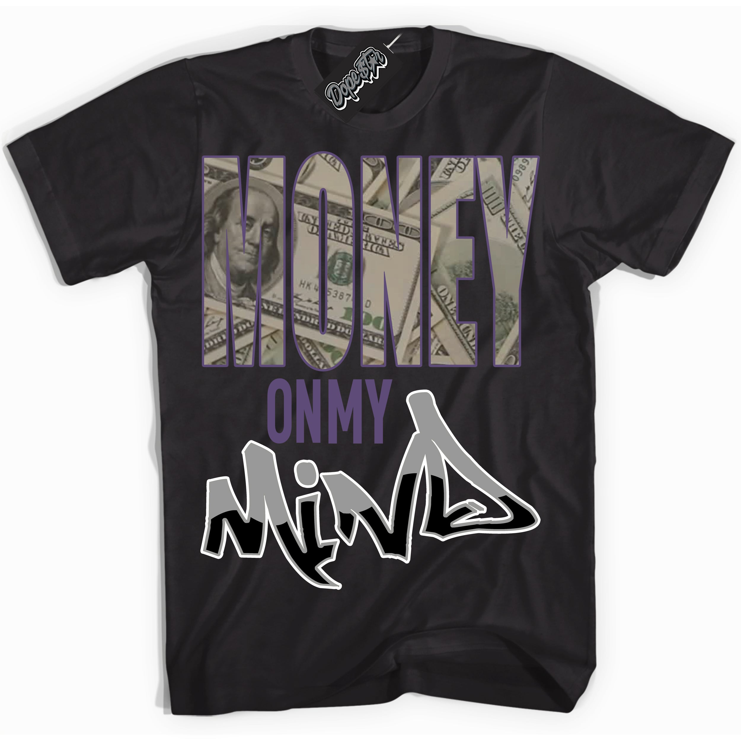 Cool Black Shirt with “ Money On My Mind” design that perfectly matches Punk Rock 1s Sneakers.