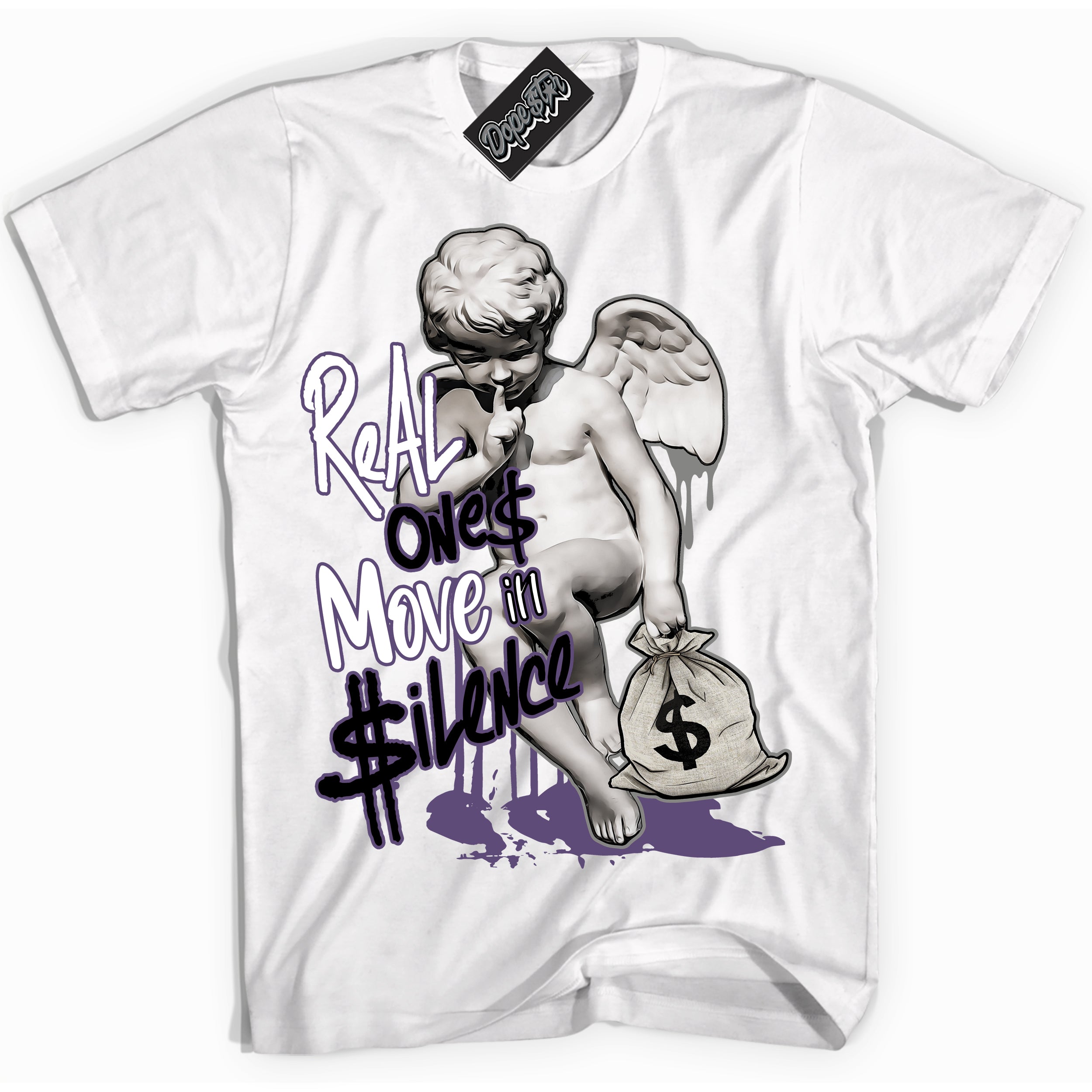 Cool White Shirt with “ Real Ones Cherub” design that perfectly matches Punk Rock 1s Sneakers.