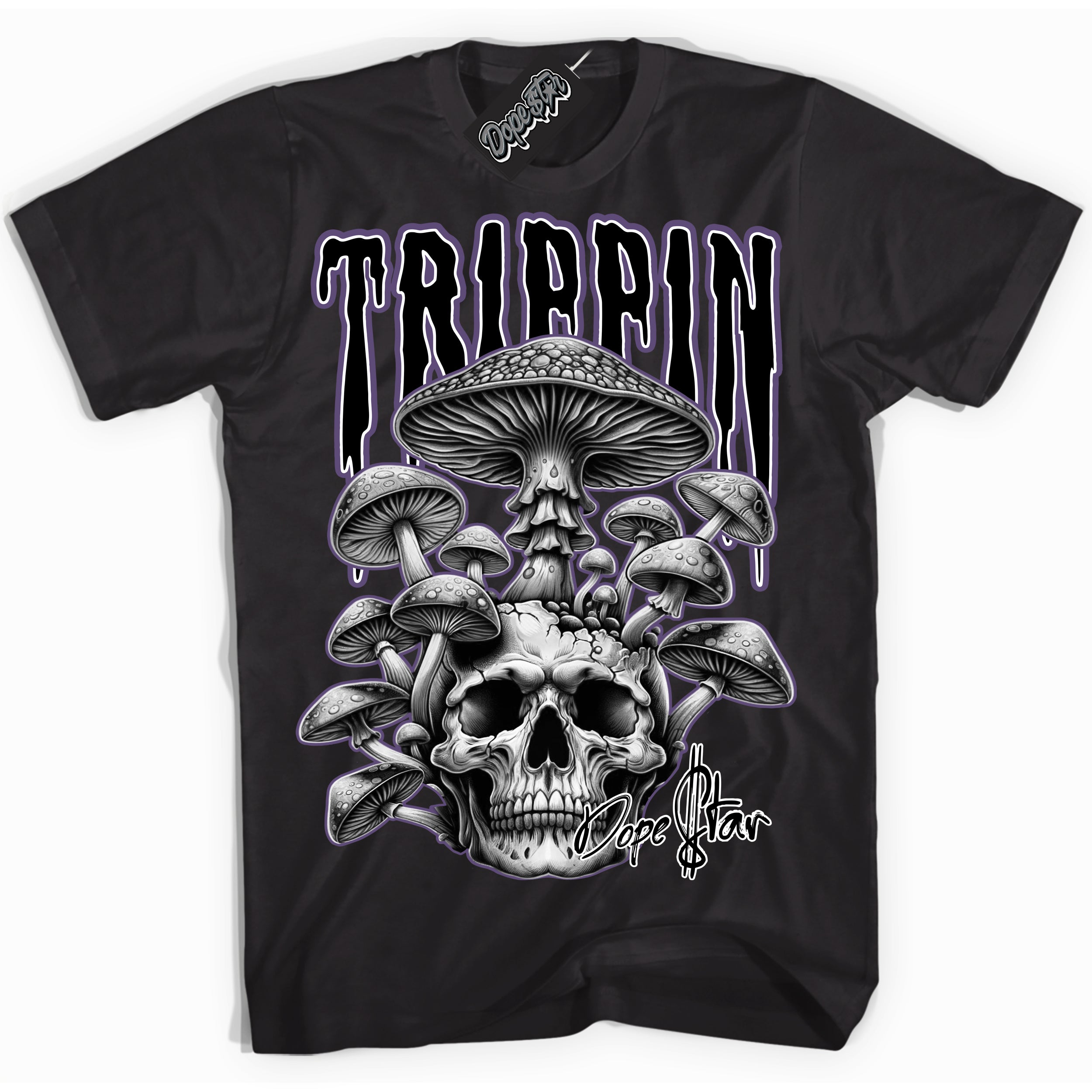 Cool Black Shirt with “Trippin” design that perfectly matches the Punk Rock 1s Sneakers.