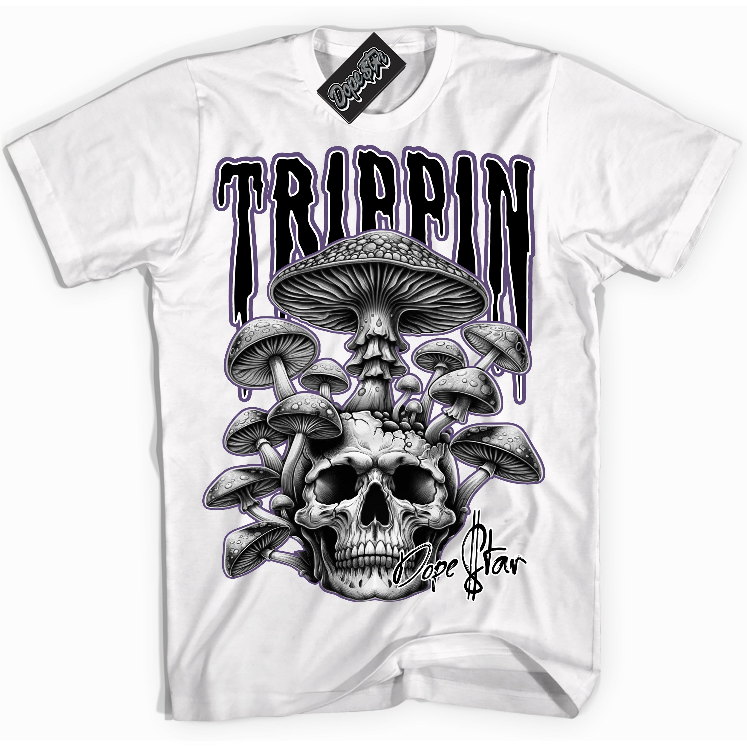 Cool White Shirt with “Trippin” design that perfectly matches the Punk Rock 1s Sneakers.