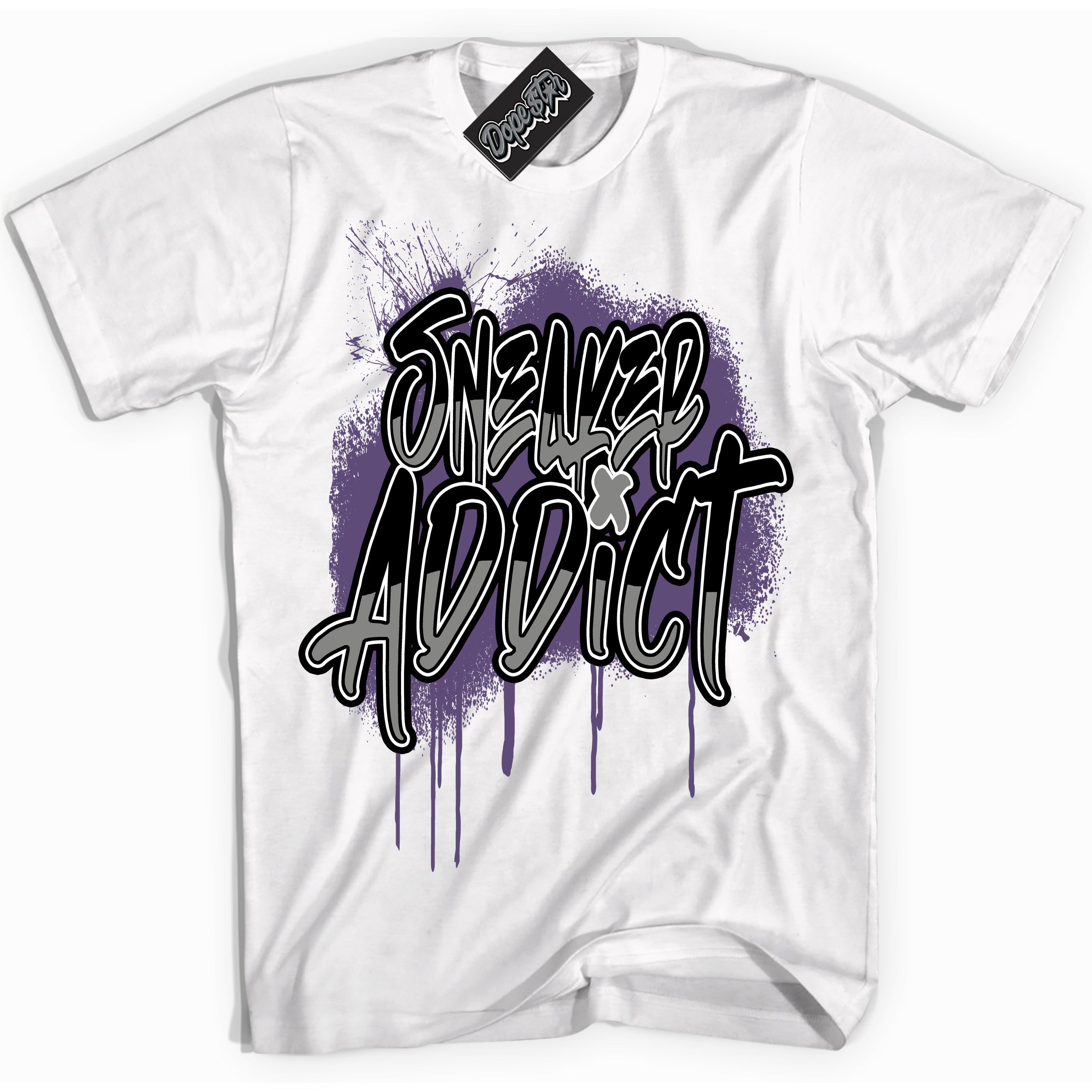 Cool White Shirt with “ Sneaker Addict” design that perfectly matches Punk Rock 1s Sneakers.