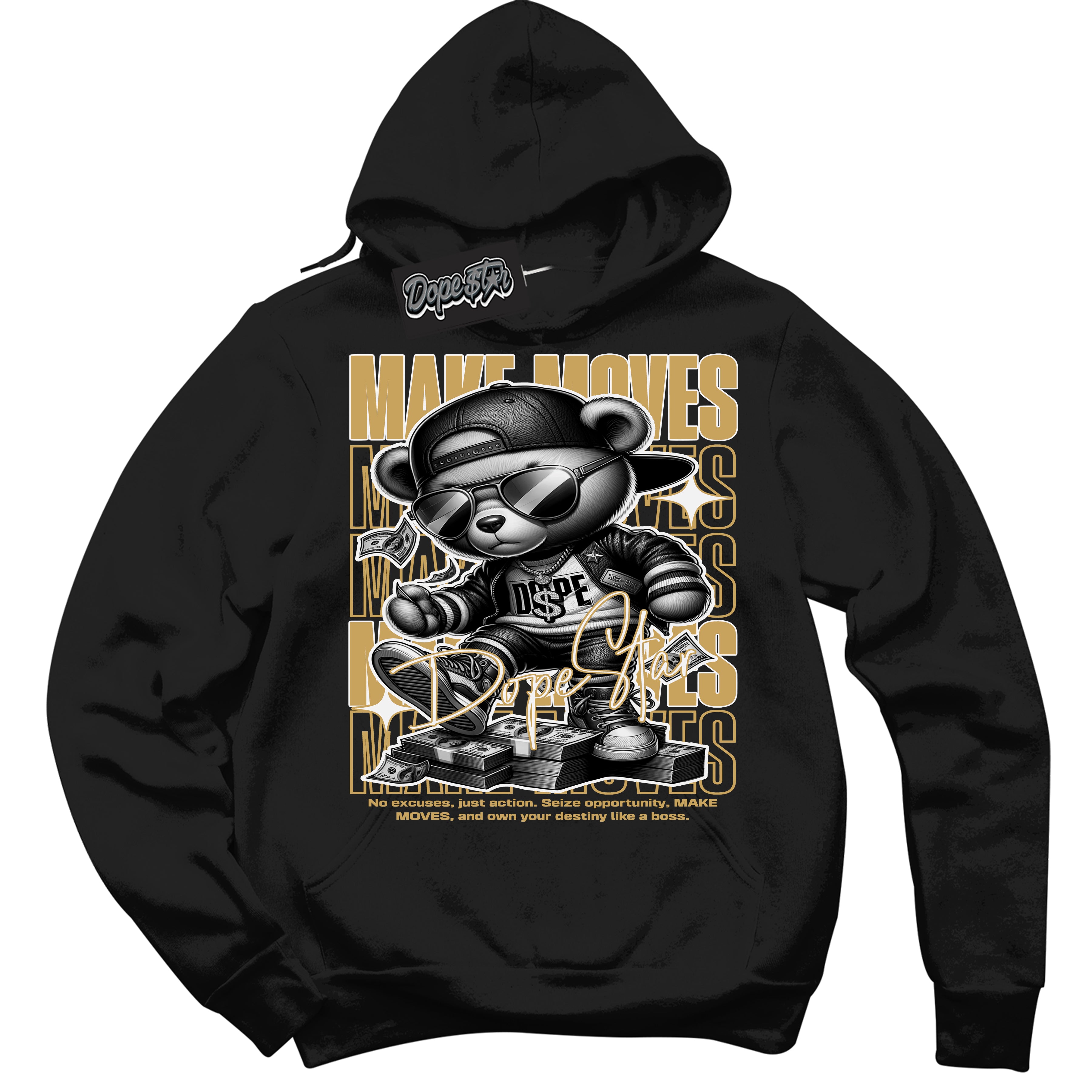 Method of Make Sail Metallic Gold 1s Sneaker Hoodie Make Moves Graphic