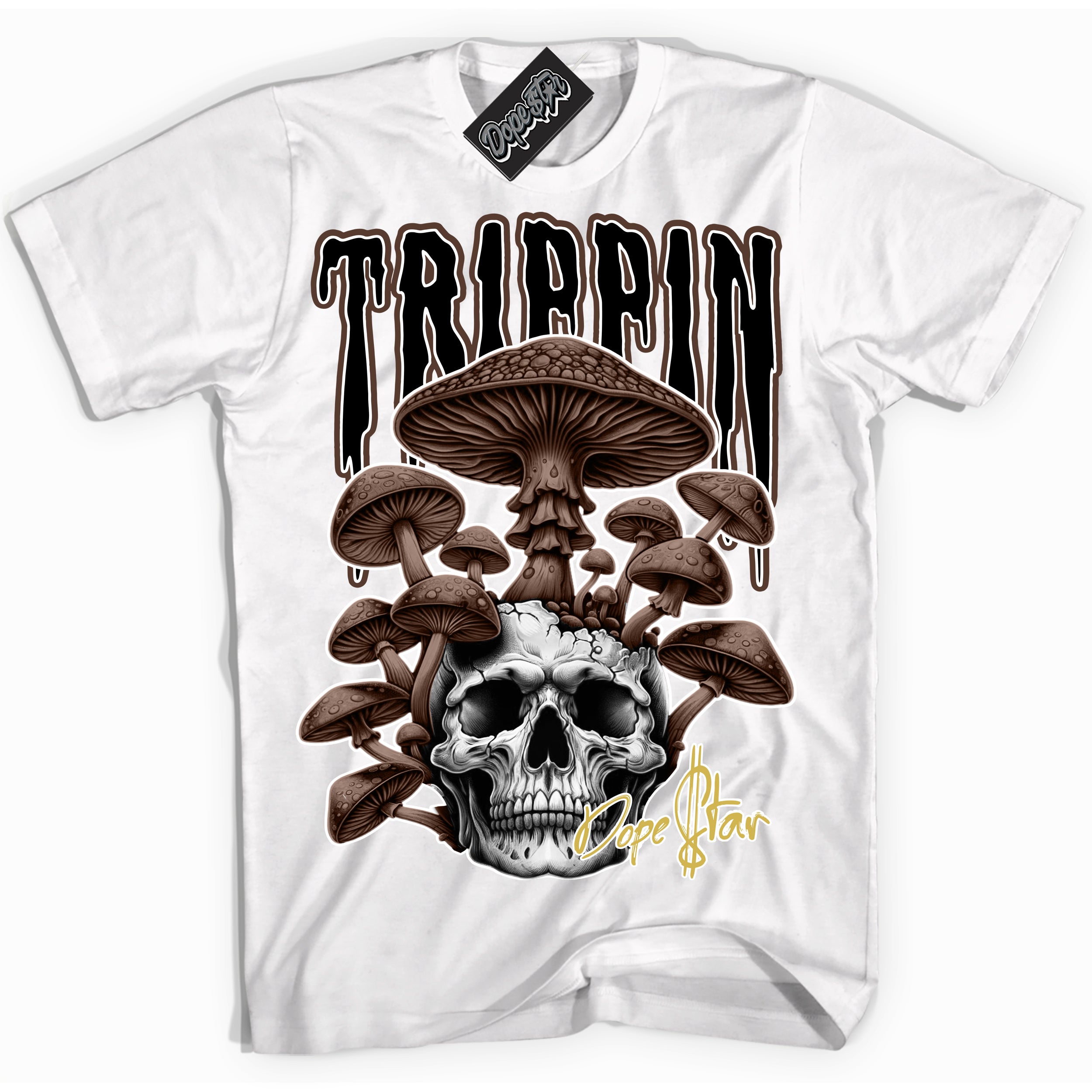 Cool White Shirt with “Trippin” design that perfectly matches the Palomino 1s Sneakers.