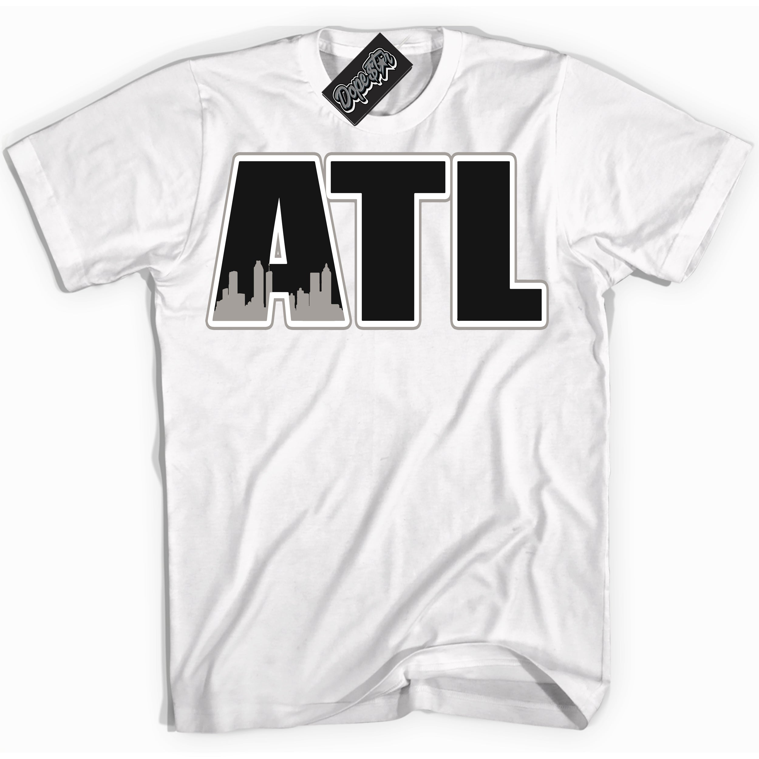 Cool White Shirt with “Atlanta” design that perfectly matches the Satin Shadow 1s Jordans.