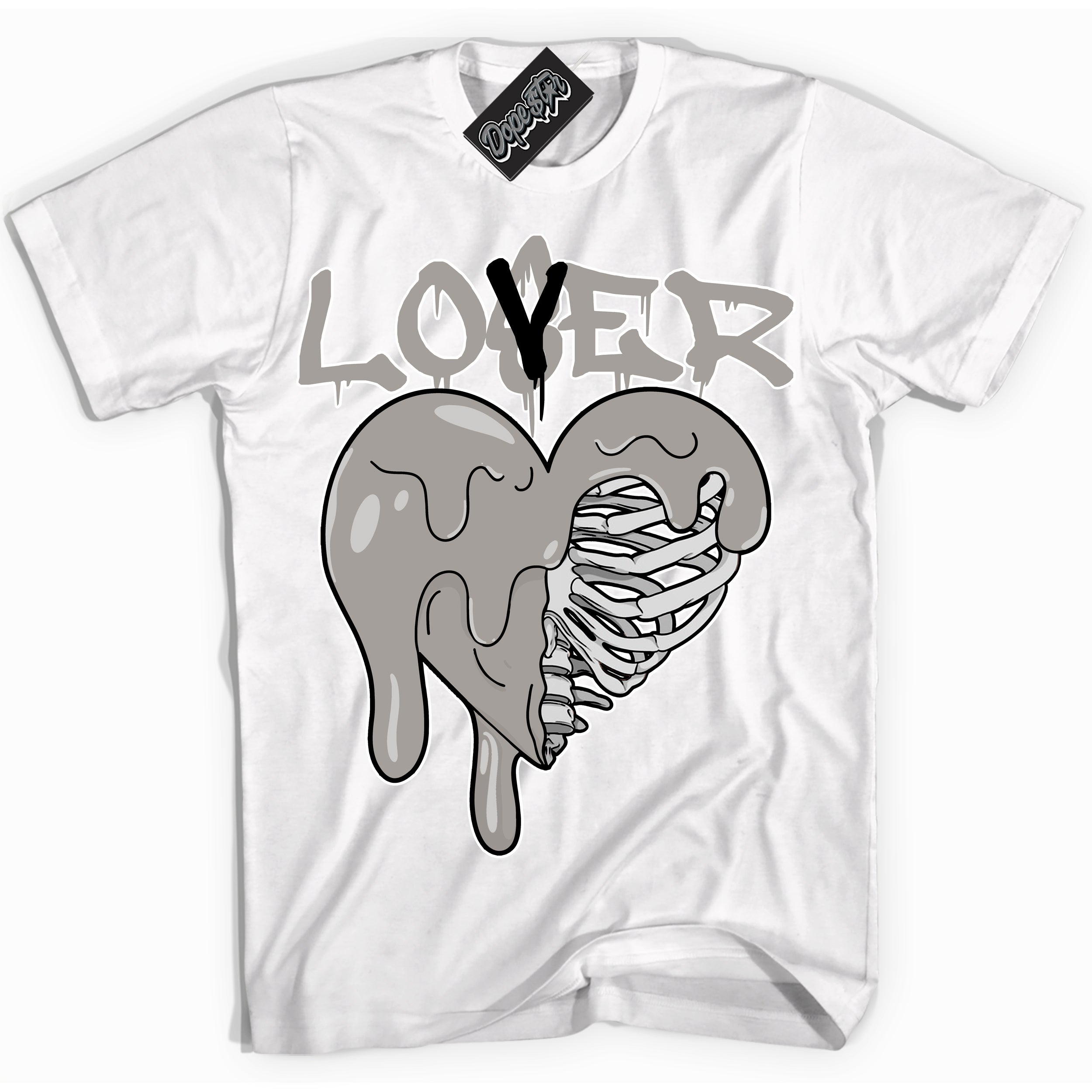 Cool White Shirt with “Lover Loser” design that perfectly matches the Satin Shadow 1s Jordans.