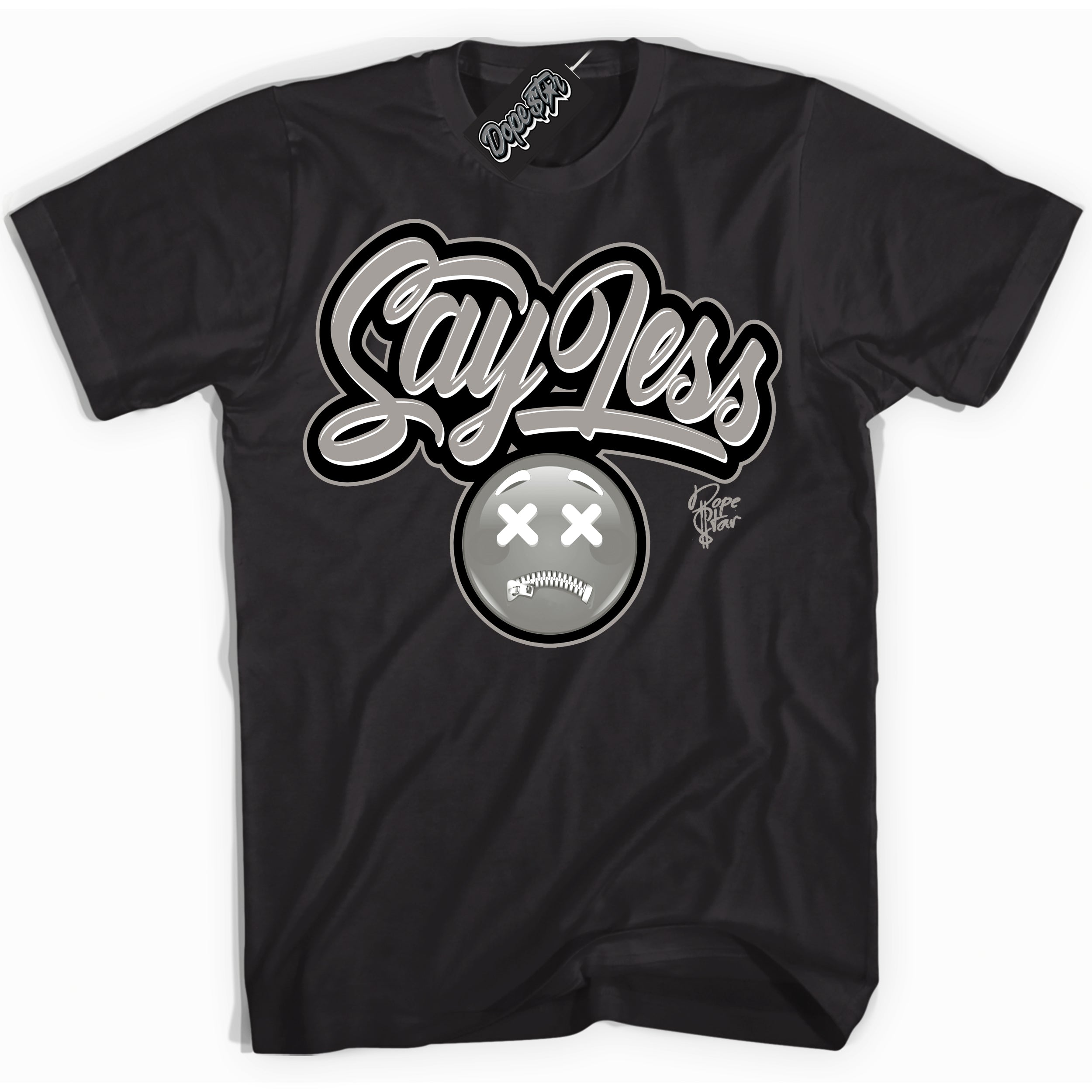 Cool Black Shirt with “Say Less” design that perfectly matches the Satin Shadow 1s Jordans.