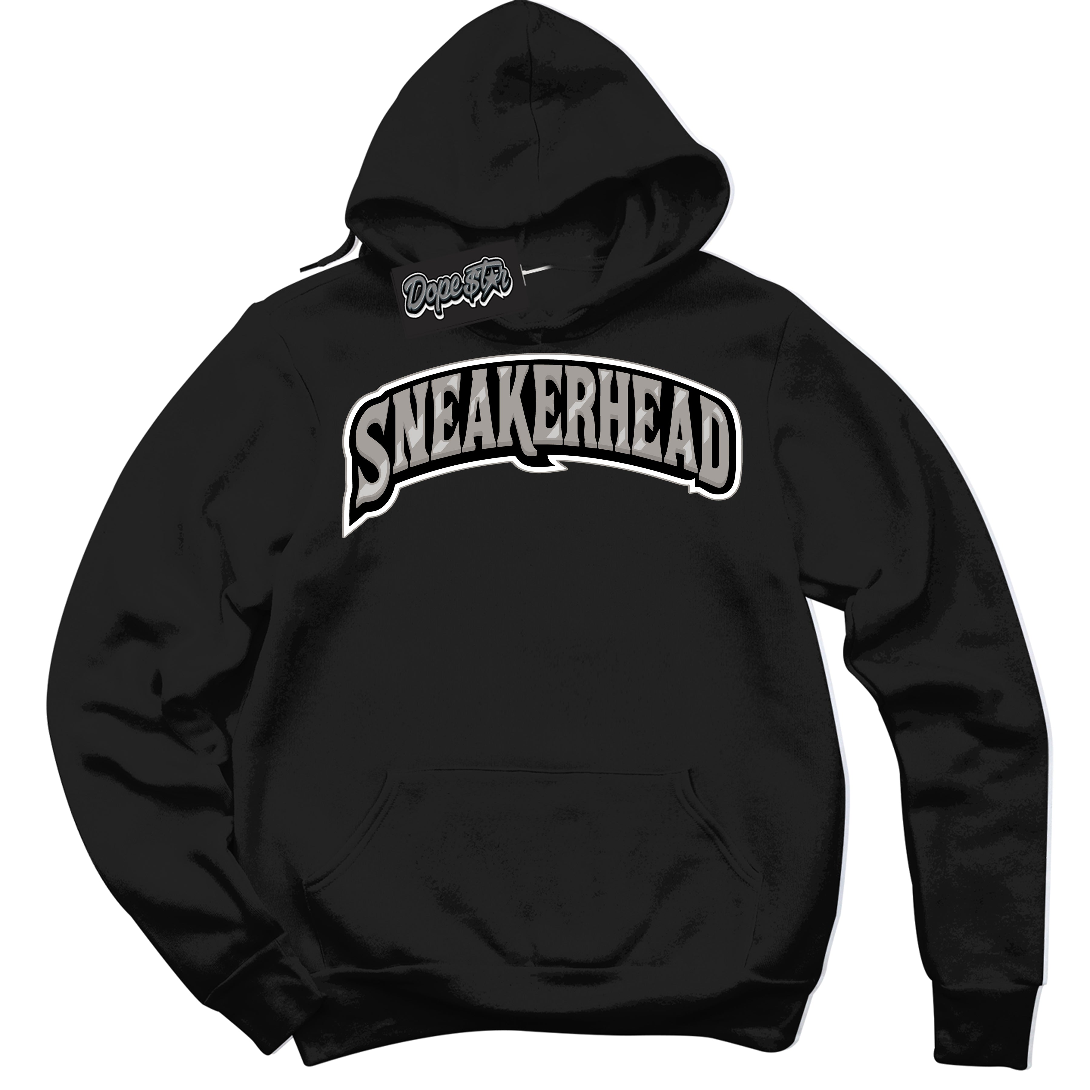 Cool Black Hoodie with “Sneakerhead” design that Perfectly Matches Satin Shadow 1s Jordans.