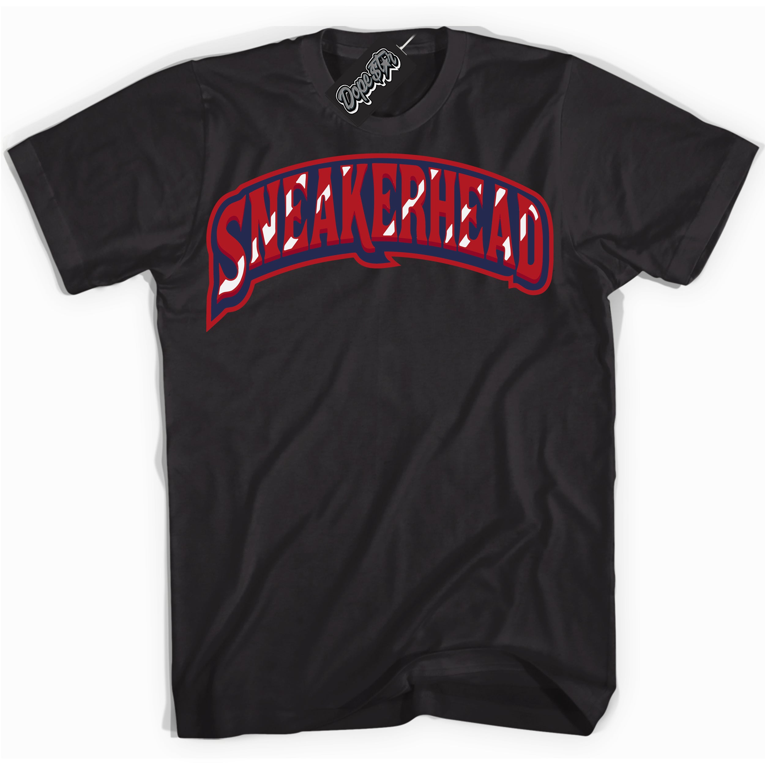 Cool Black Shirt with “Sneakerhead” design that perfectly matches the Howard University 1s Jordans.