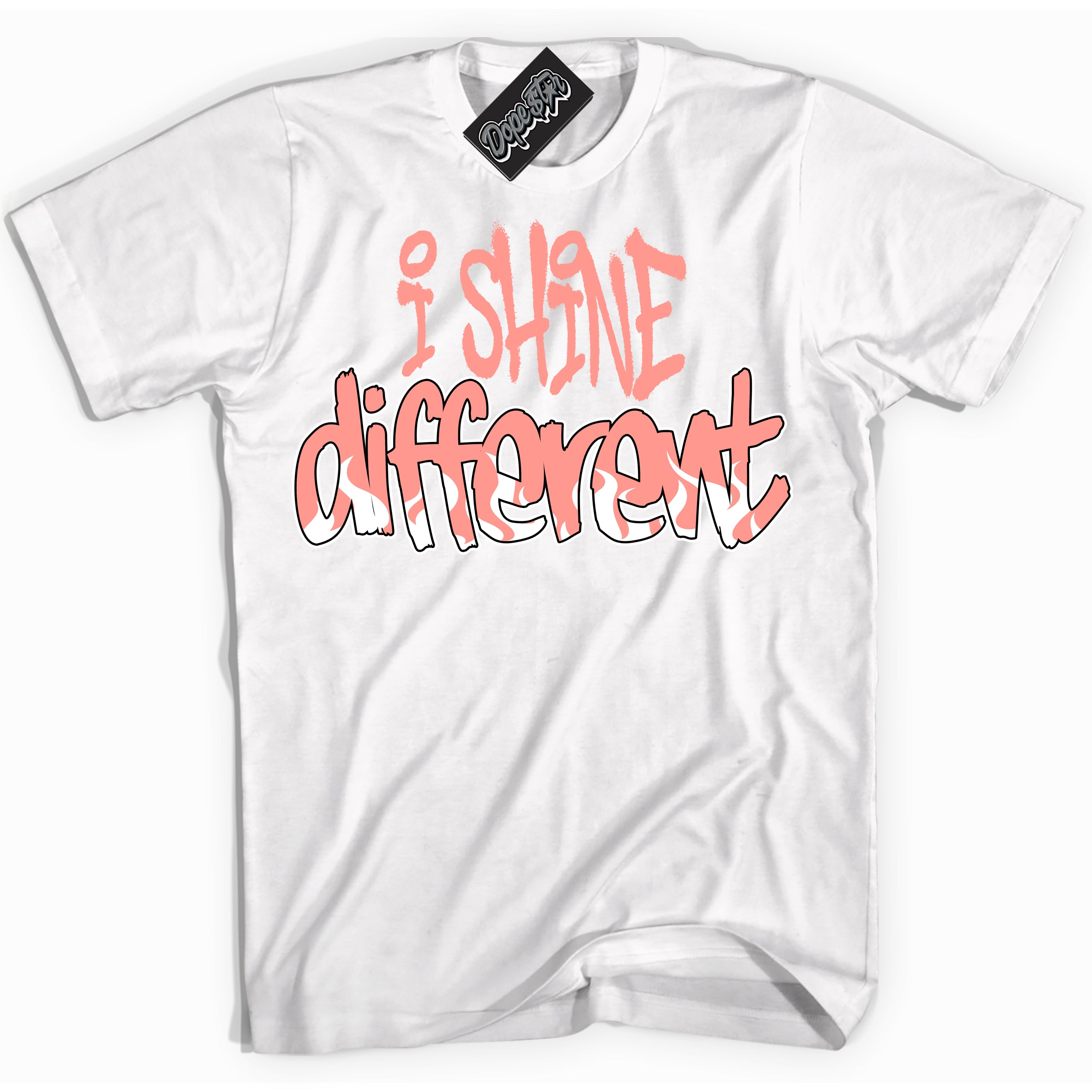 Cool White Shirt with “I Shine Different” design that perfectly matches the Paris Saint-Germain 1s Jordans.