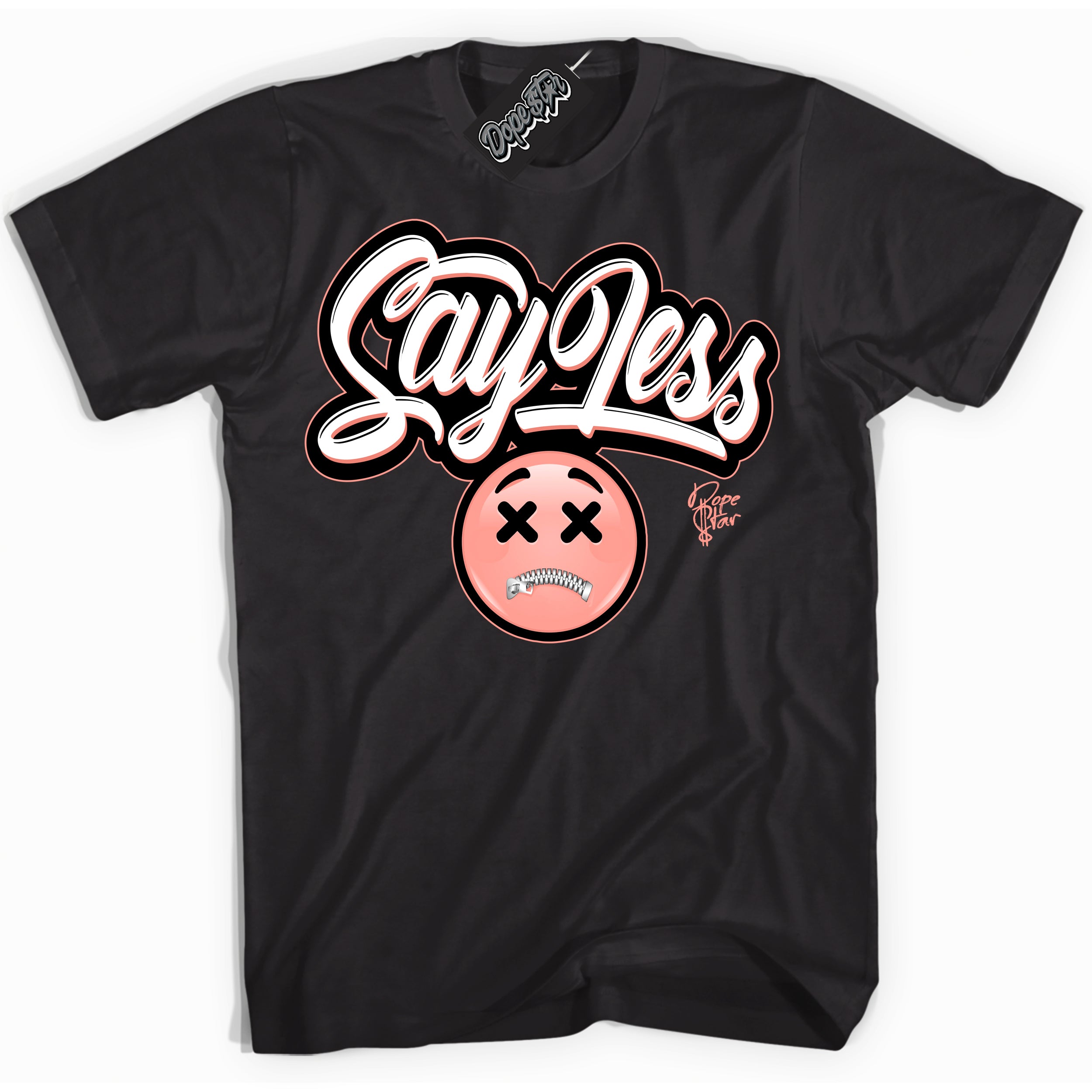 Cool Black Shirt with “Say Less” design that perfectly matches the Paris Saint-Germain 1s Jordans.