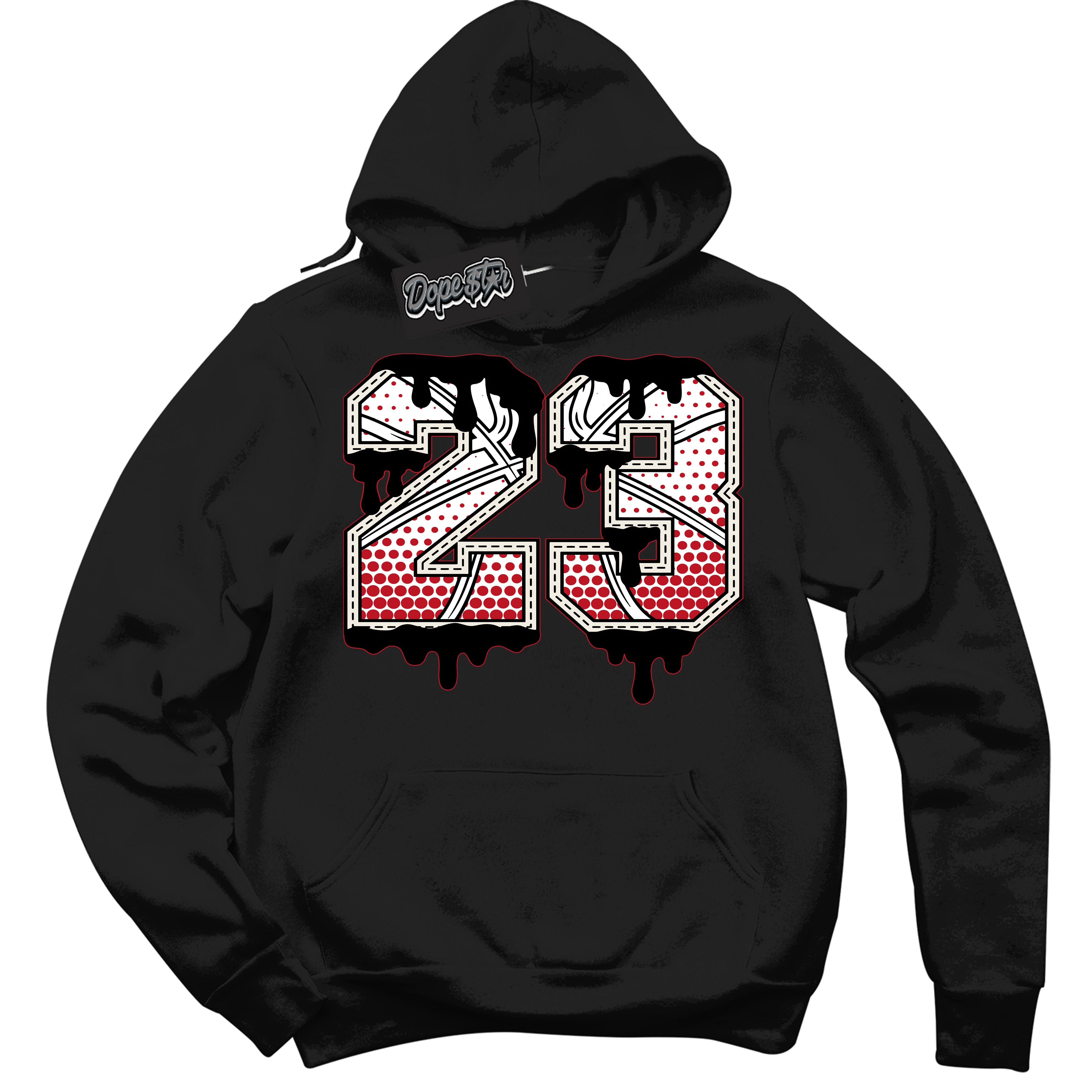 Cool Black Hoodie with “ 23 Ball ”  design that Perfectly Matches Trophy Room 1s Jordans.
