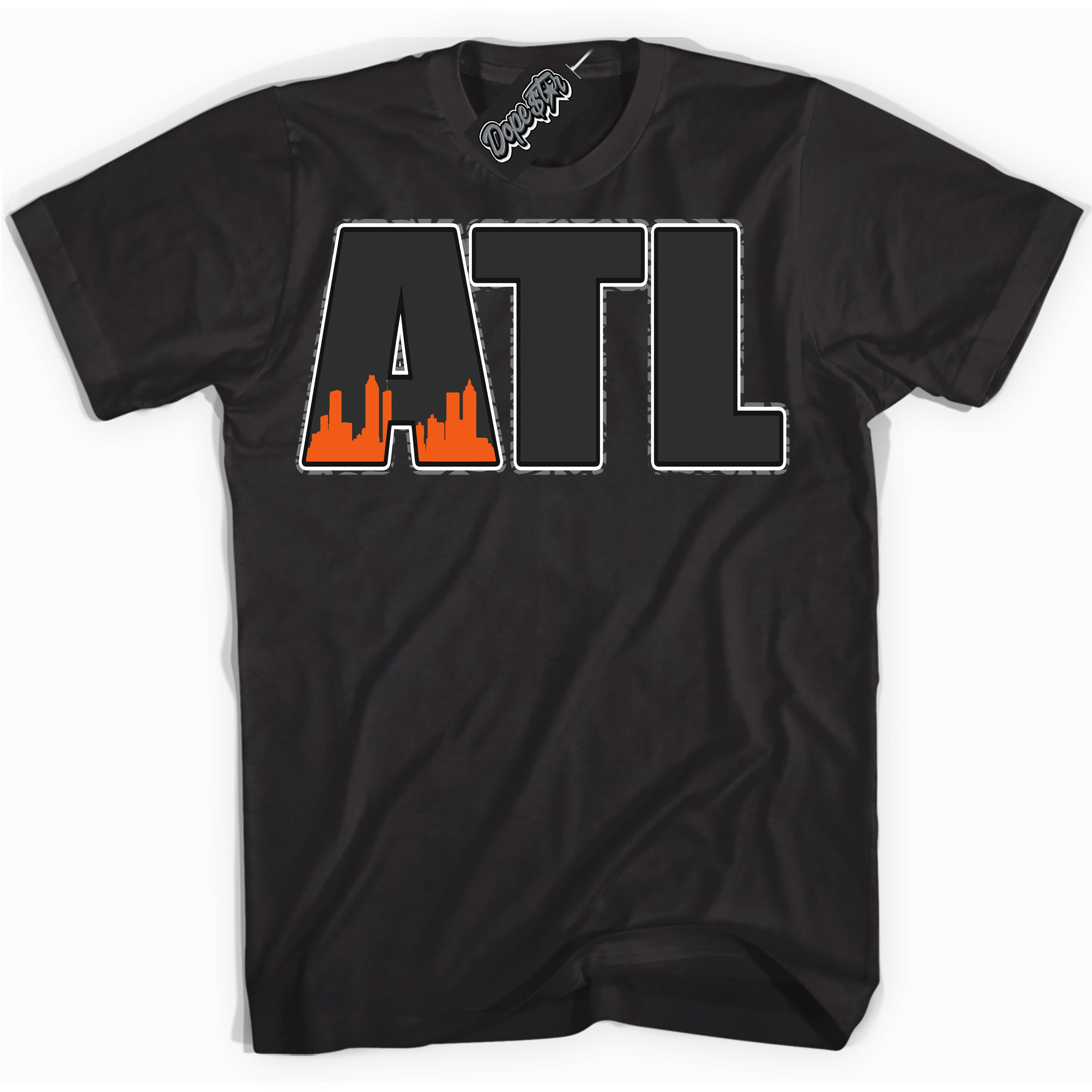 Cool Black graphic tee with “ Atlanta ” design, that perfectly matches Fear Pack 3s sneakers 