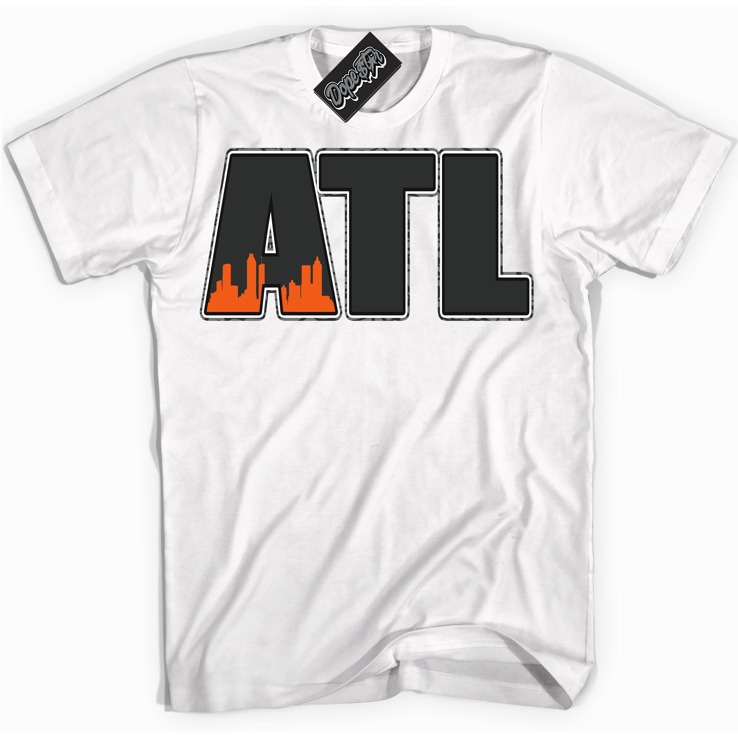 Cool White graphic tee with “ Atlanta ” design, that perfectly matches Fear Pack 3s sneakers 