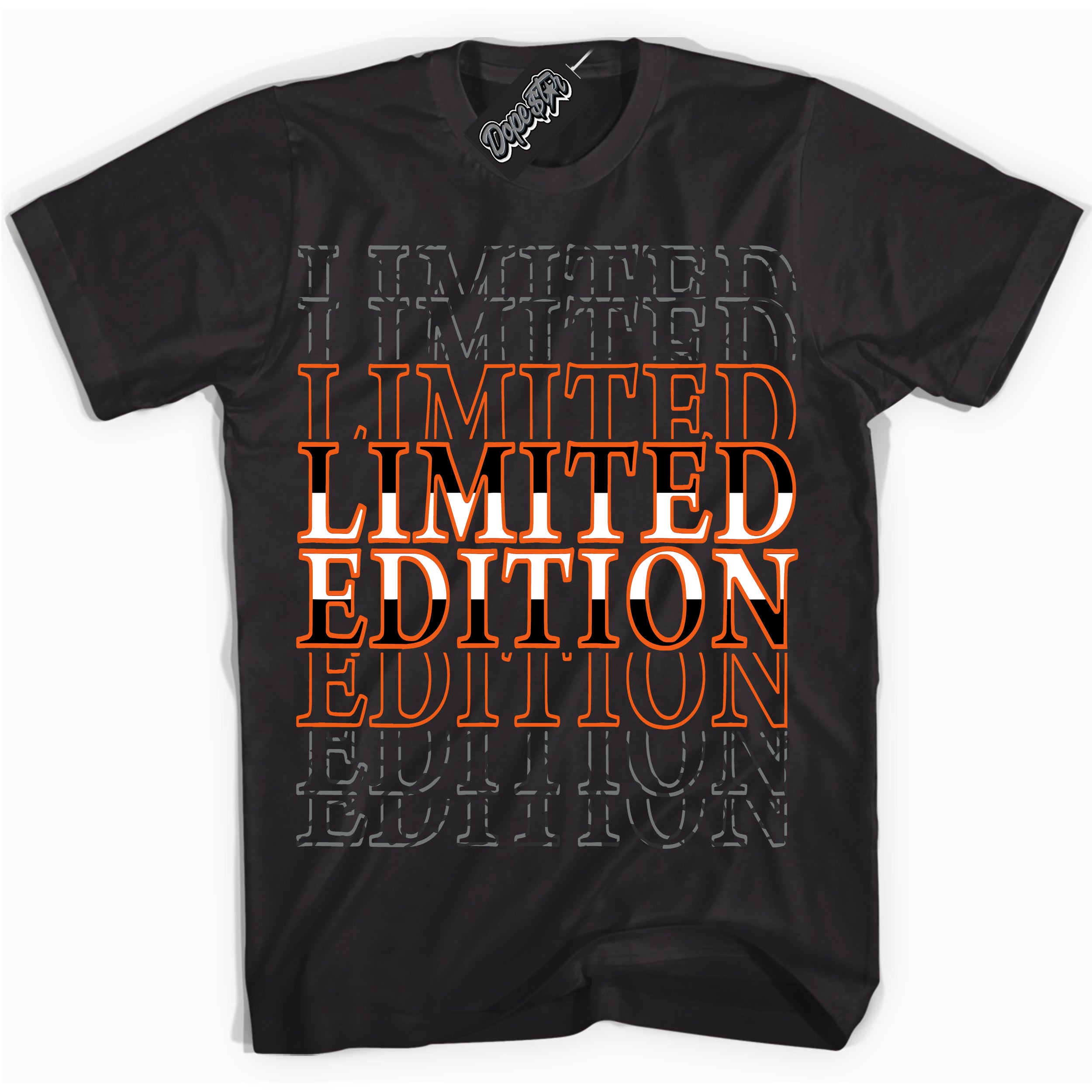 Cool Black graphic tee with “ Limited Edition ” design, that perfectly matches Fear Pack 3s sneakers 