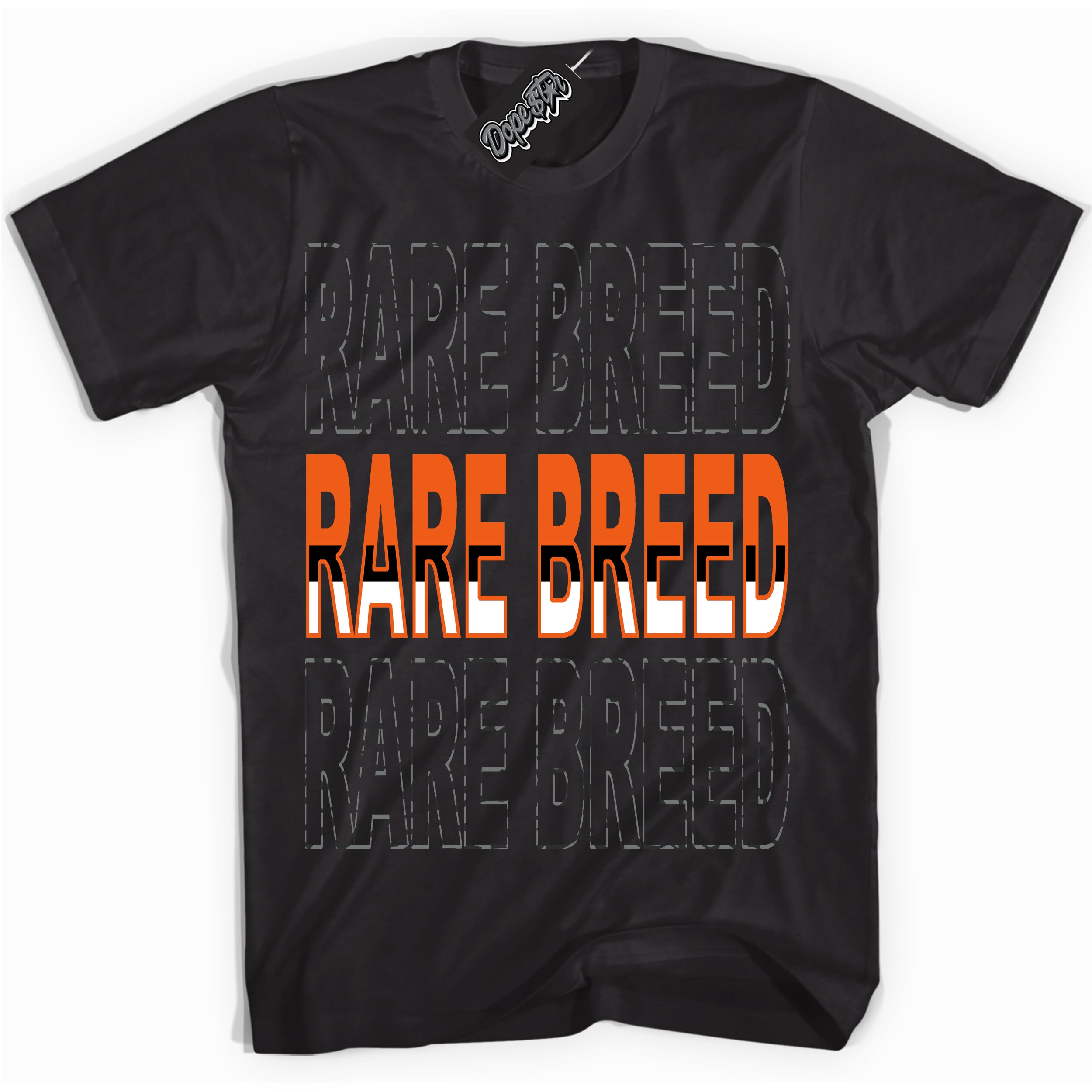 Cool Black graphic tee with “ Rare Breed ” design, that perfectly matches Fear Pack 3s sneakers 