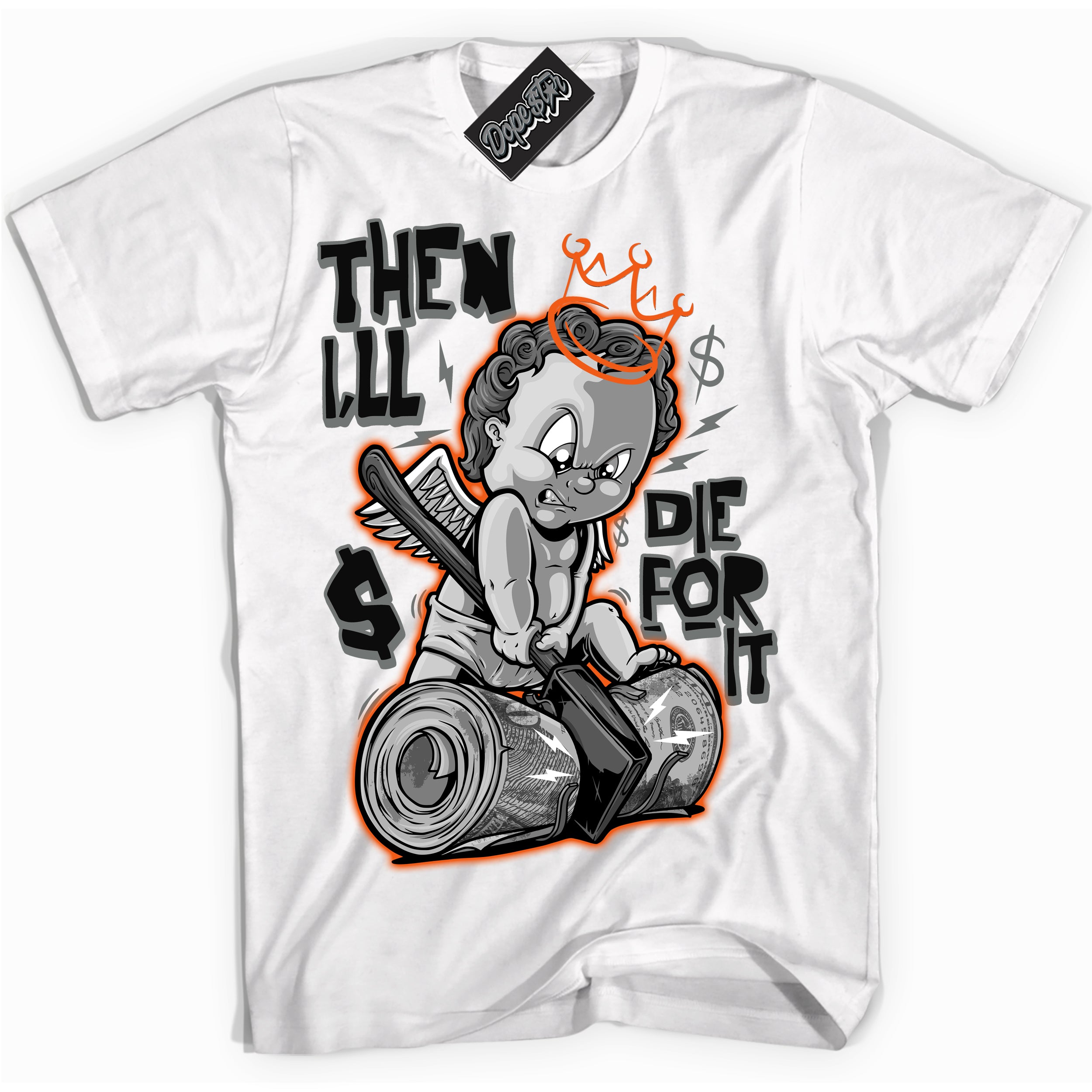 Cool White graphic tee with “ Then I'll ” design, that perfectly matches Fear Pack 3s sneakers 