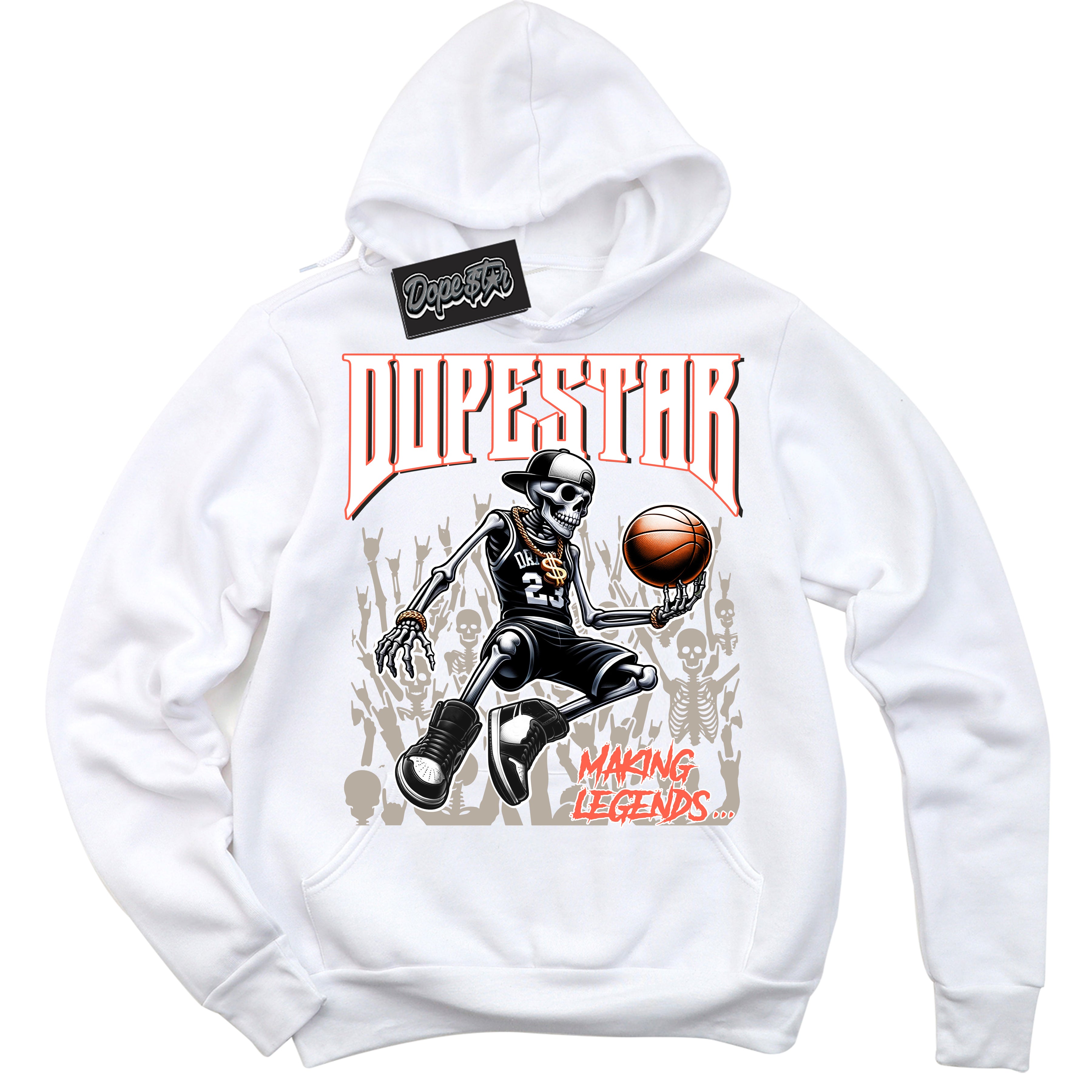 Georgia Peach 3s DopeStar Hoodie Making Legends Graphic