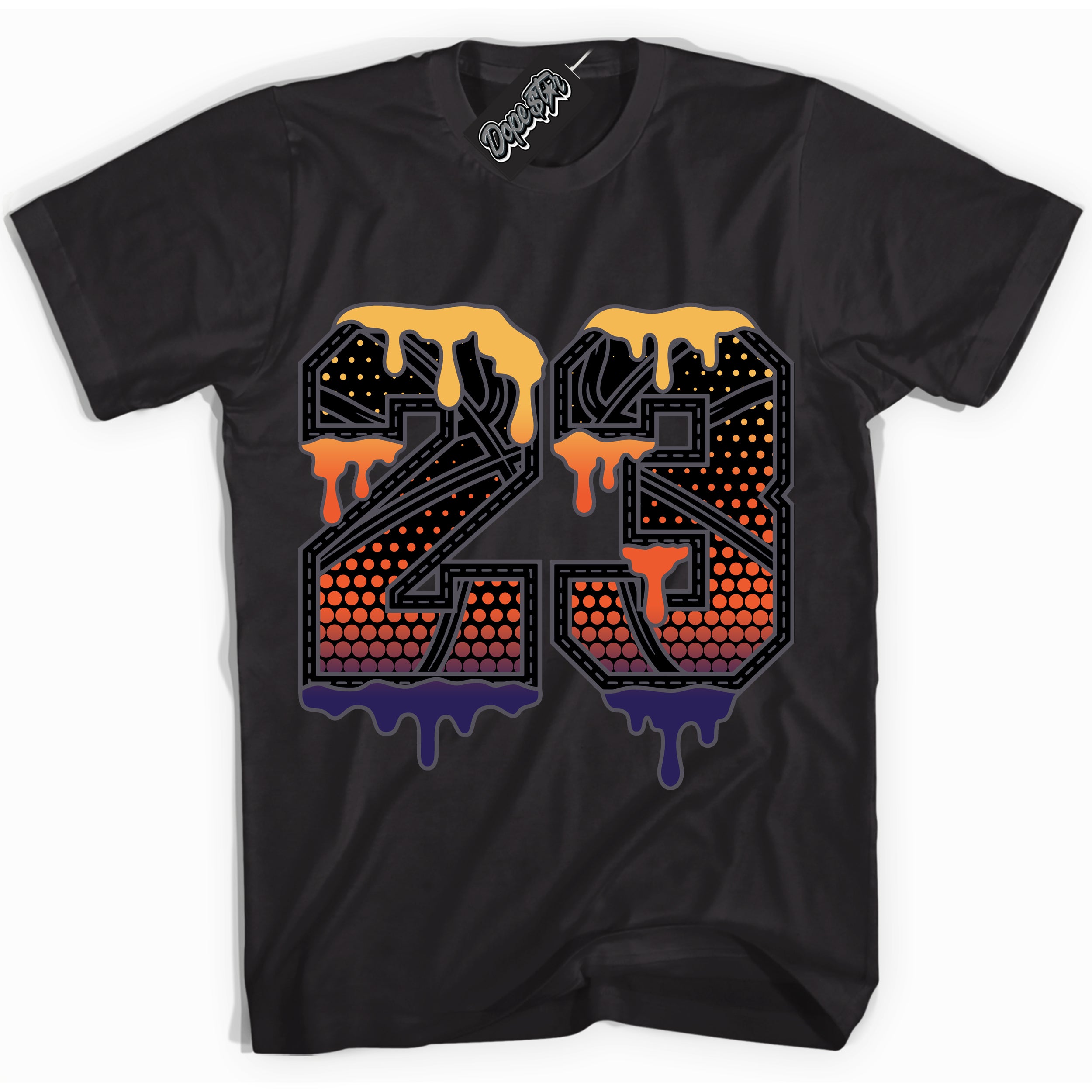 Cool Black Shirt with “ 23 Ball” design that perfectly matches J Balvin Rio 3s Sneakers.