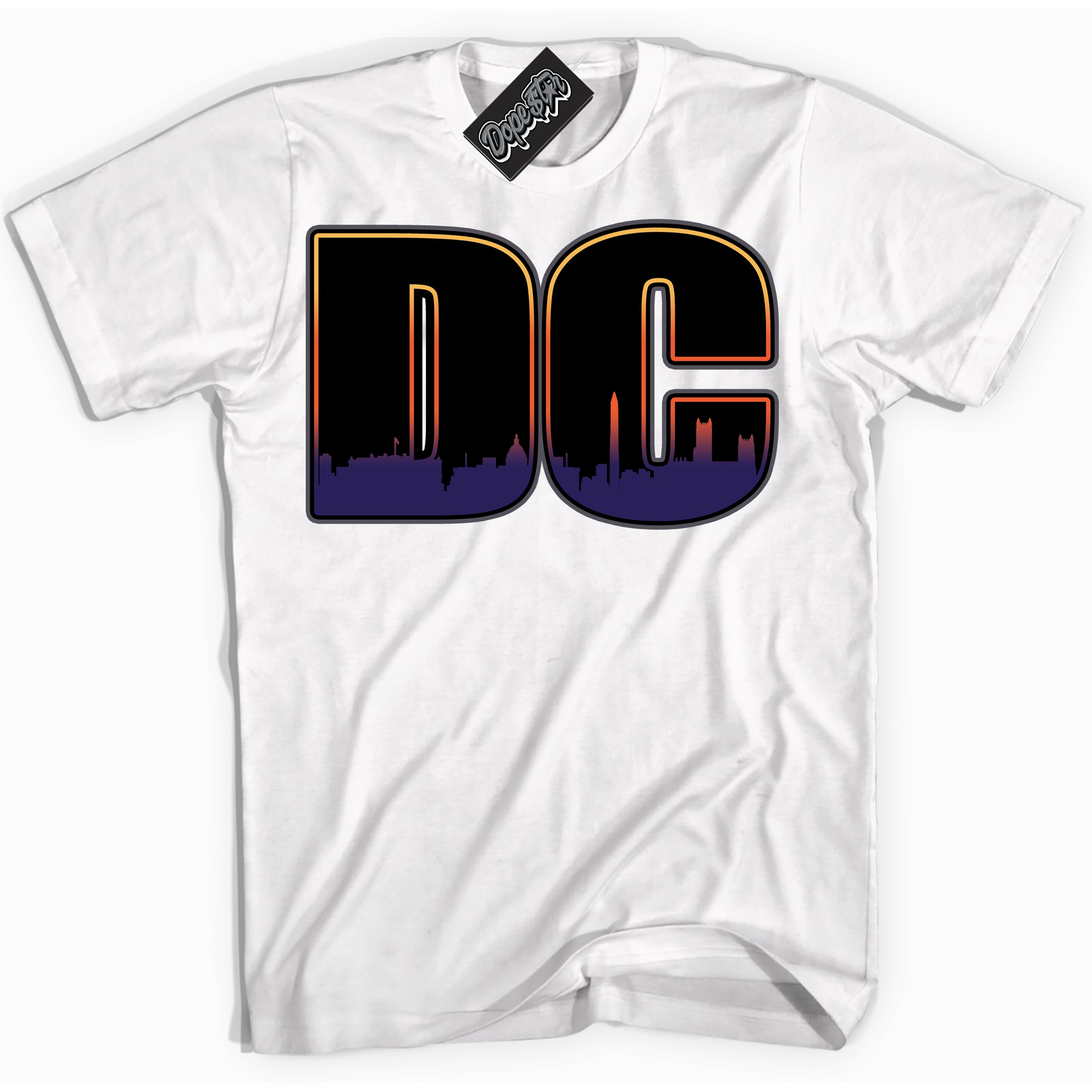 Cool White Shirt with “ DC” design that perfectly matches J Balvin Rio 3s Sneakers.